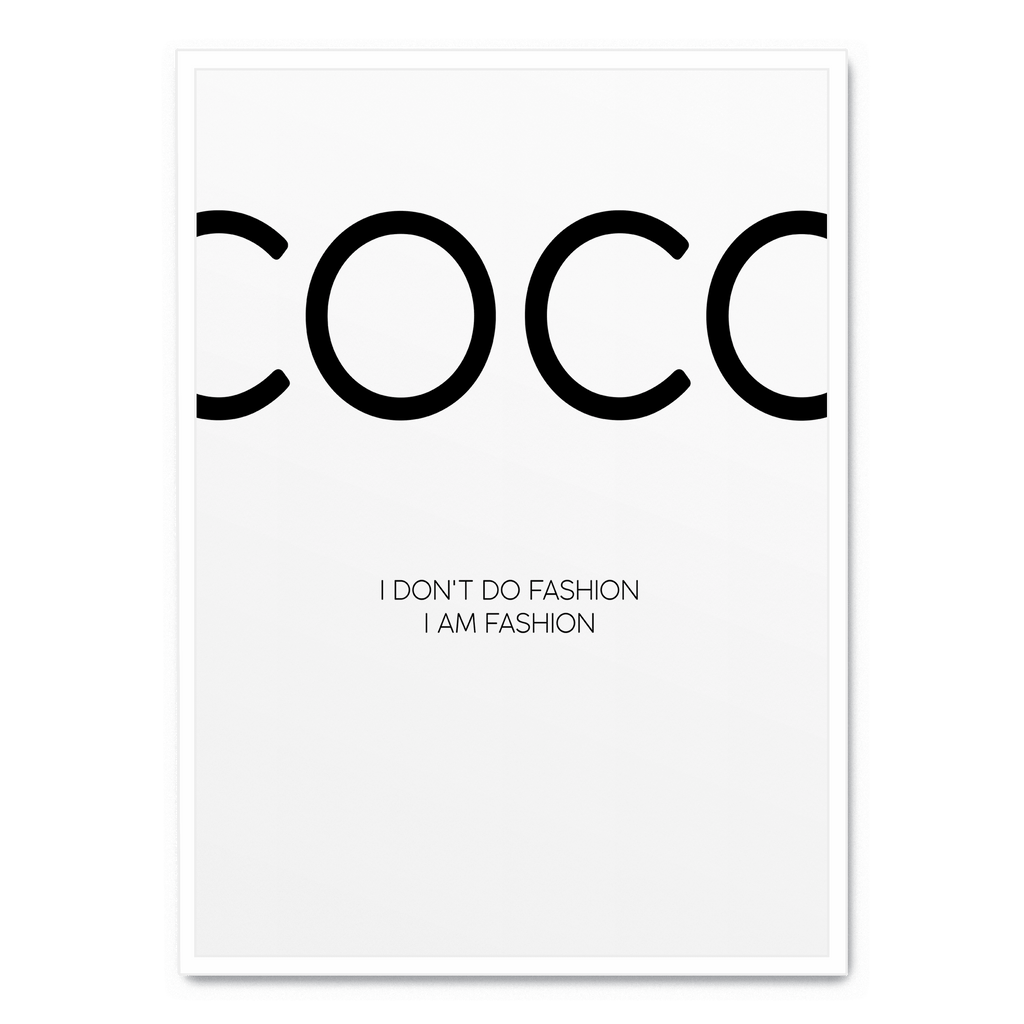 COCO | Visueel Kunstwerk | Muurdecoratie | Moderne Wanddecoratie | Inspirerende Posters voor Woonkamer | Kunst