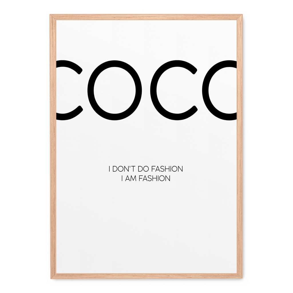 COCO | Visueel Kunstwerk | Muurdecoratie | Moderne Wanddecoratie | Inspirerende Posters voor Woonkamer | Kunst