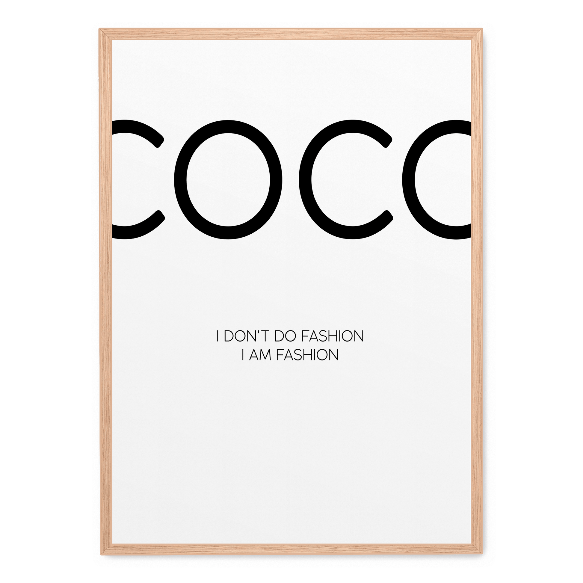 COCO | Visueel Kunstwerk | Muurdecoratie | Moderne Wanddecoratie | Inspirerende Posters voor Woonkamer | Kunst