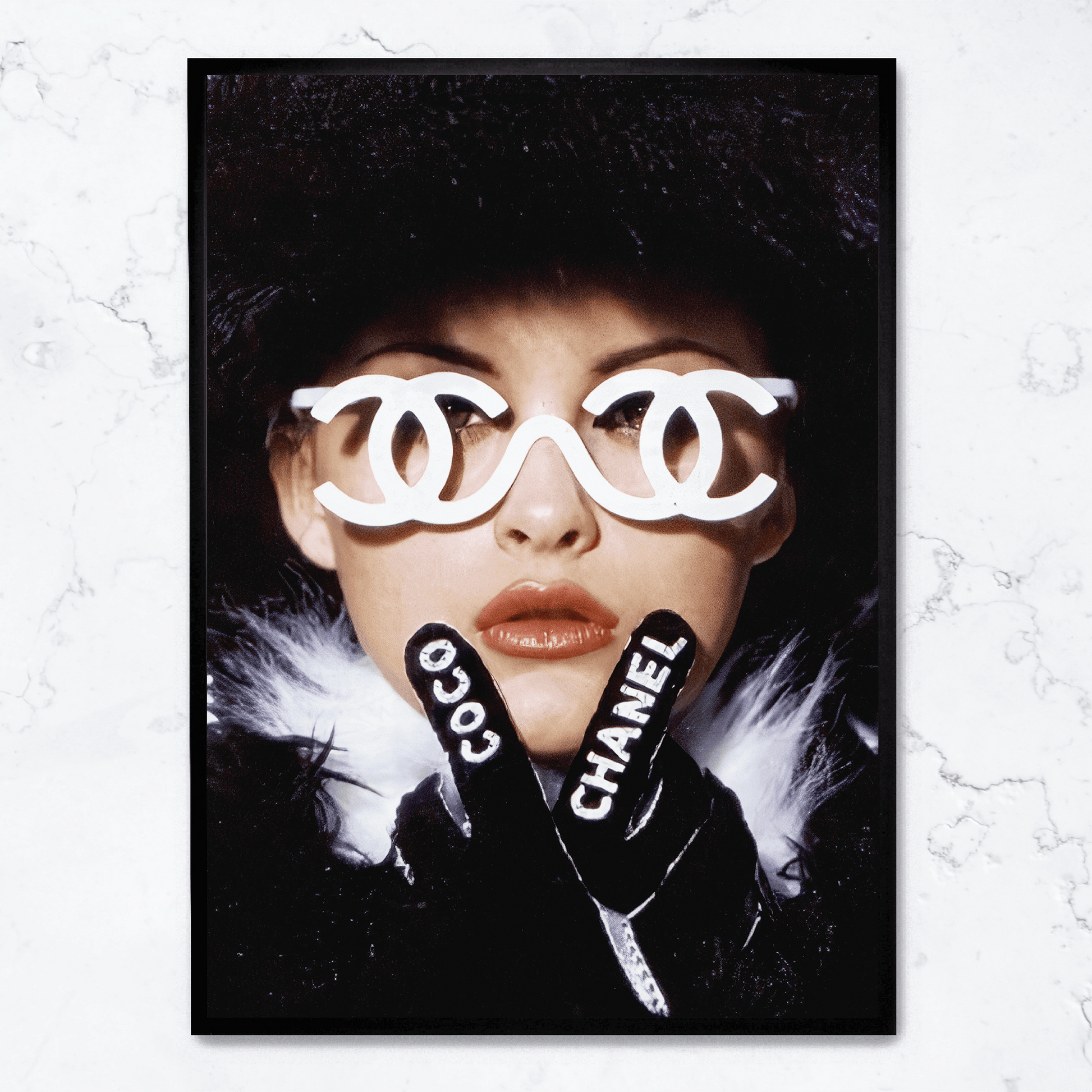 Coco Chanel Girl | Posters Muurdecoratie | Elegante Wanddecoratie | Moderne Aesthetic | Inspirerende Schilderijen