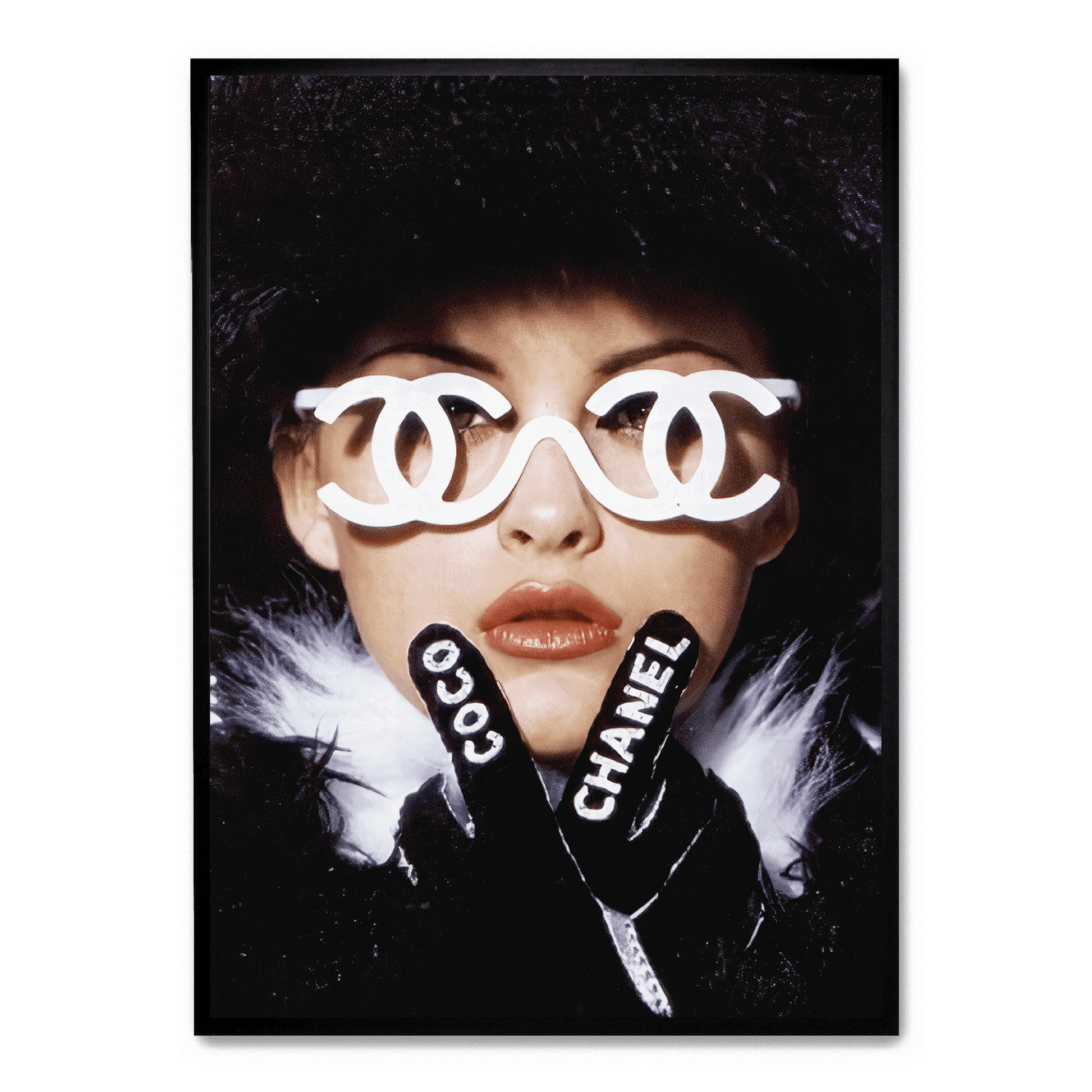 Coco Chanel Girl | Posters Muurdecoratie | Elegante Wanddecoratie | Moderne Aesthetic | Inspirerende Schilderijen