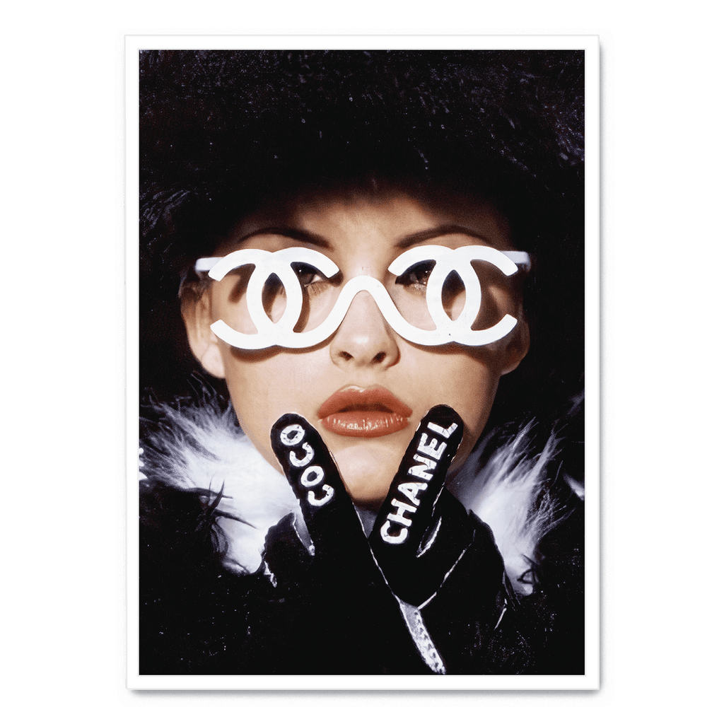 Coco Chanel Girl | Posters Muurdecoratie | Elegante Wanddecoratie | Moderne Aesthetic | Inspirerende Schilderijen