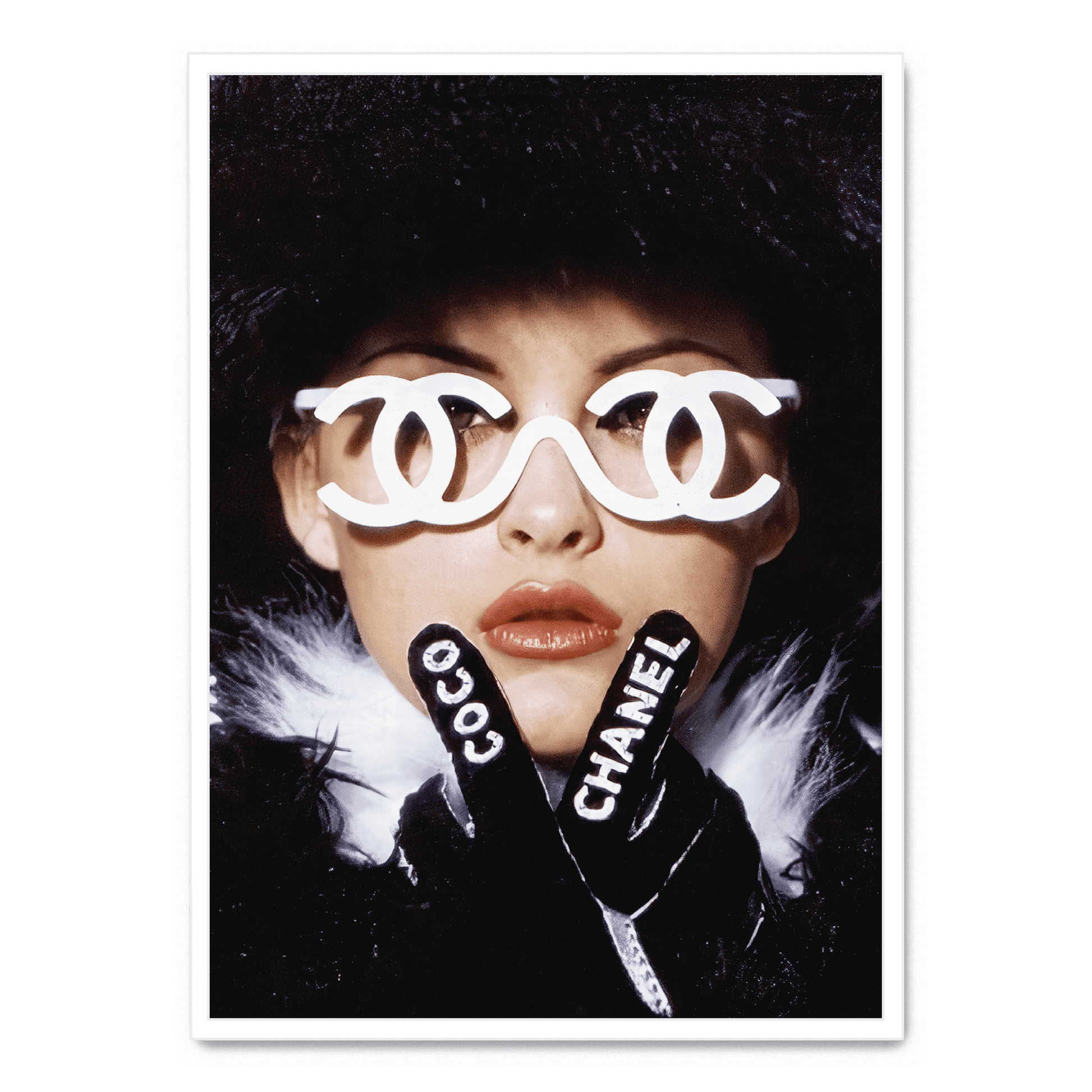 Coco Chanel Girl | Posters Muurdecoratie | Elegante Wanddecoratie | Moderne Aesthetic | Inspirerende Schilderijen