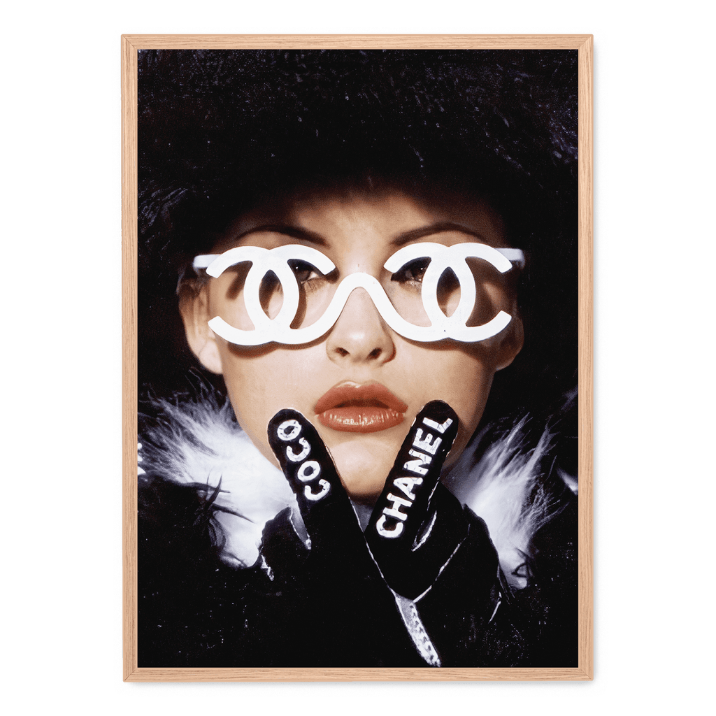 Coco Chanel Girl | Posters Muurdecoratie | Elegante Wanddecoratie | Moderne Aesthetic | Inspirerende Schilderijen