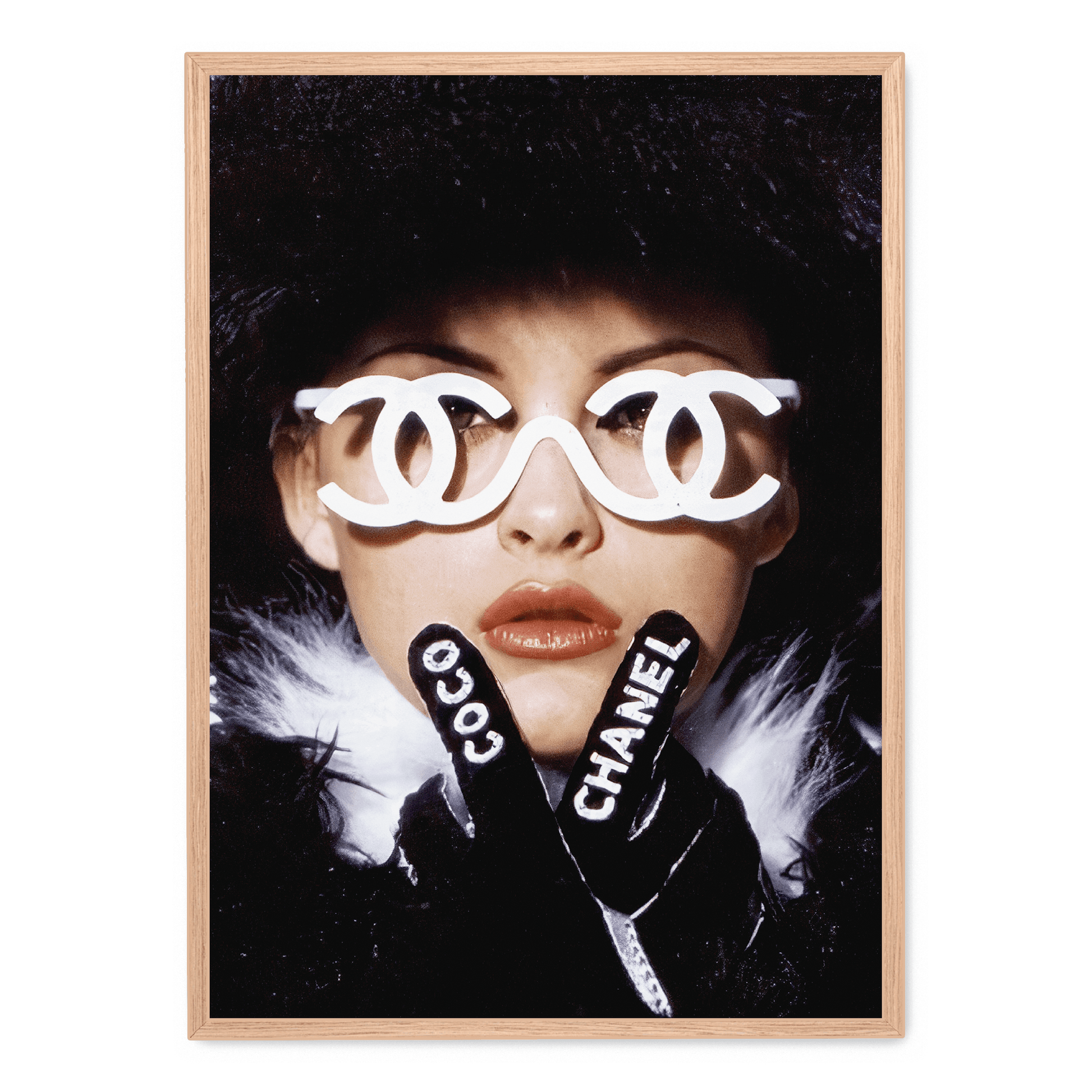 Coco Chanel Girl | Posters Muurdecoratie | Elegante Wanddecoratie | Moderne Aesthetic | Inspirerende Schilderijen