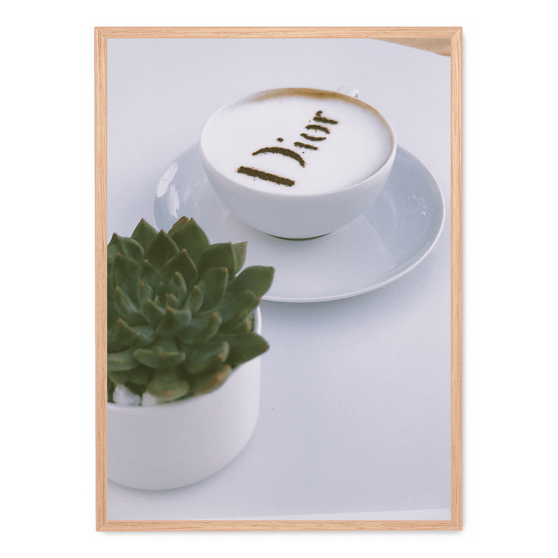 Christian Dior Coffee Art | Luxe Muurdecoratie | Fashion Wanddecoratie | Poster voor Huis & Tuin Decor