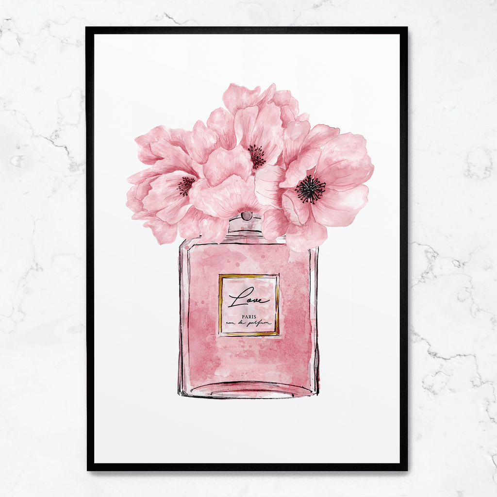 Scentful Elegance | Posters & prenten | Wanddecoratie | Geurkunst | Muurdecoratie voor beautyliefhebbers