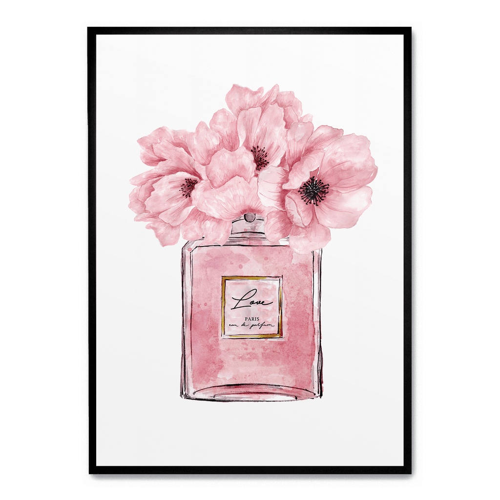 Scentful Elegance | Posters & prenten | Wanddecoratie | Geurkunst | Muurdecoratie voor beautyliefhebbers