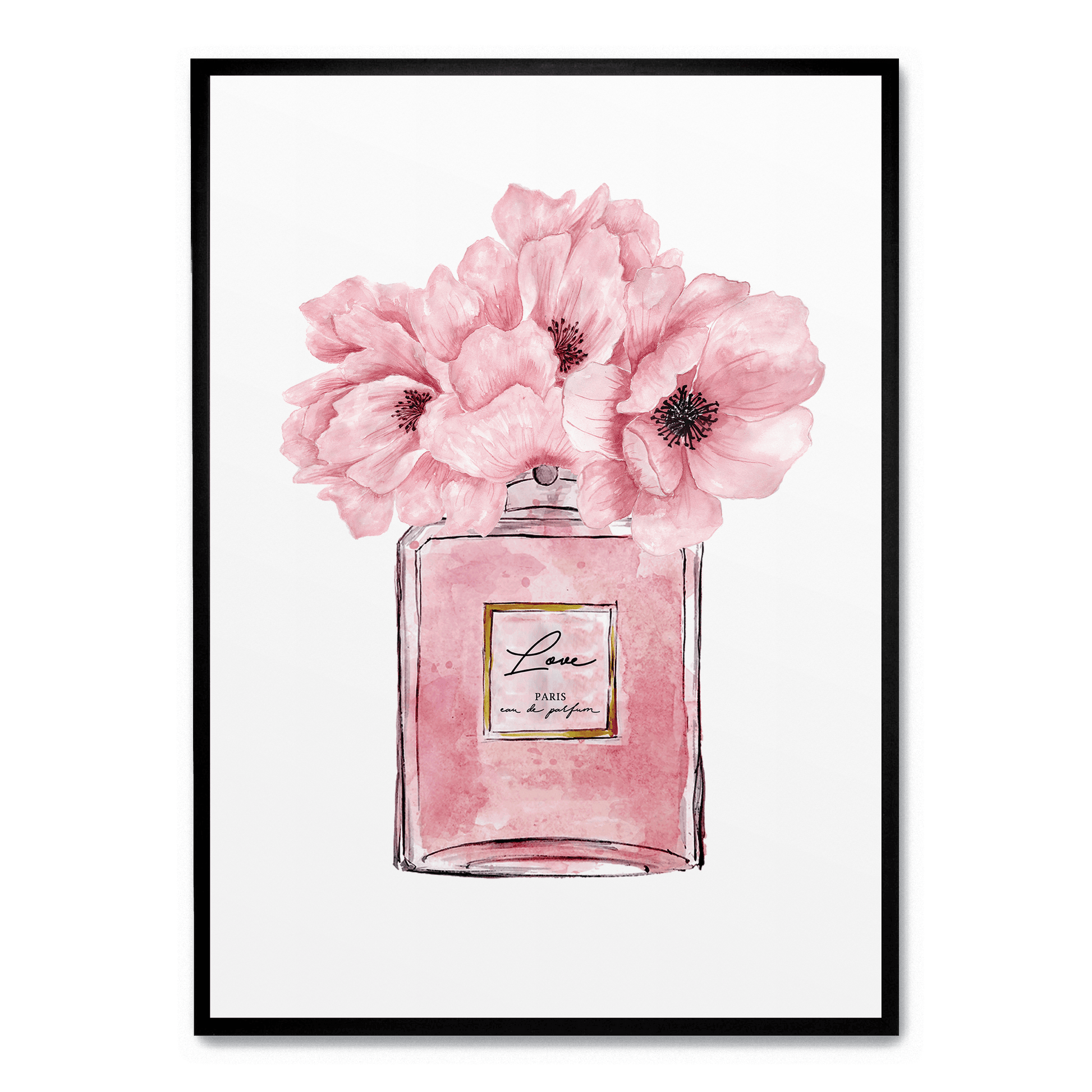 Scentful Elegance | Posters & prenten | Wanddecoratie | Geurkunst | Muurdecoratie voor beautyliefhebbers