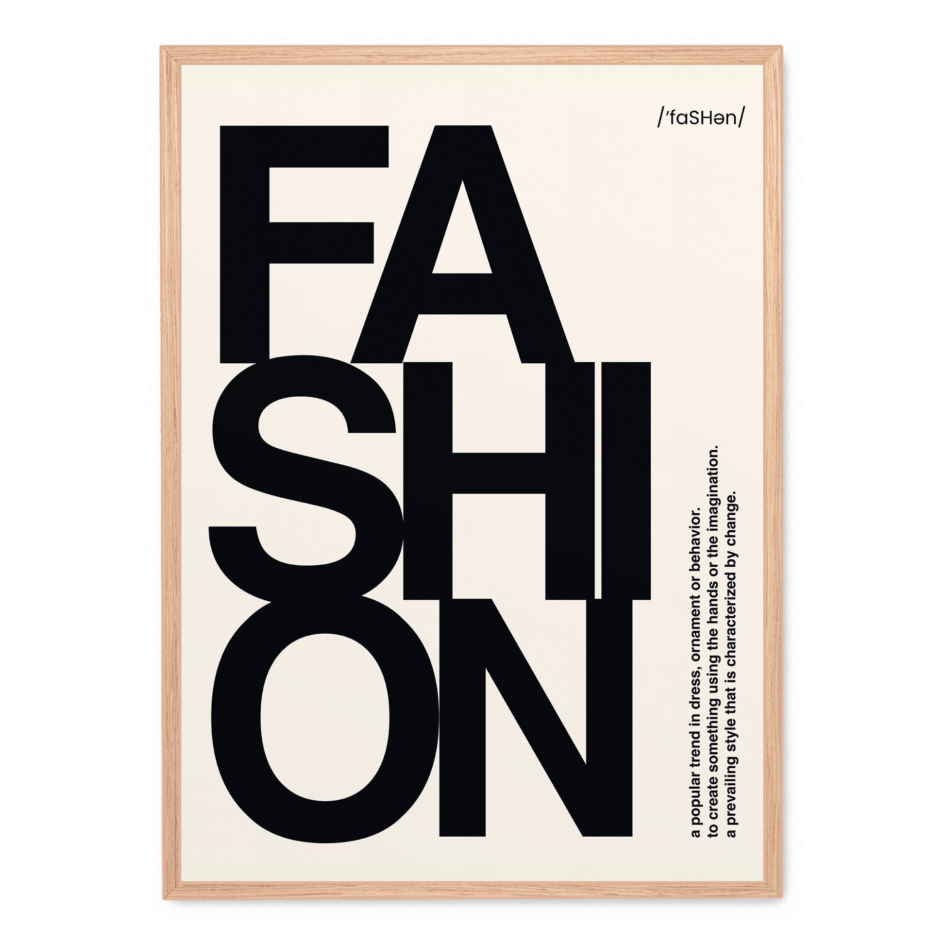Modern Fashion Typography | Posters & Muurdecoratie | Inspirerende Wanddecoratie | Stijlvolle Kunst
