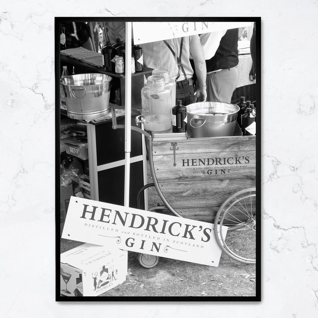 Hendricks Gin Poster | Vintage Stijl Wanddecoratie | Muurdecoratie voor Thuis en Bar | Kunst Print