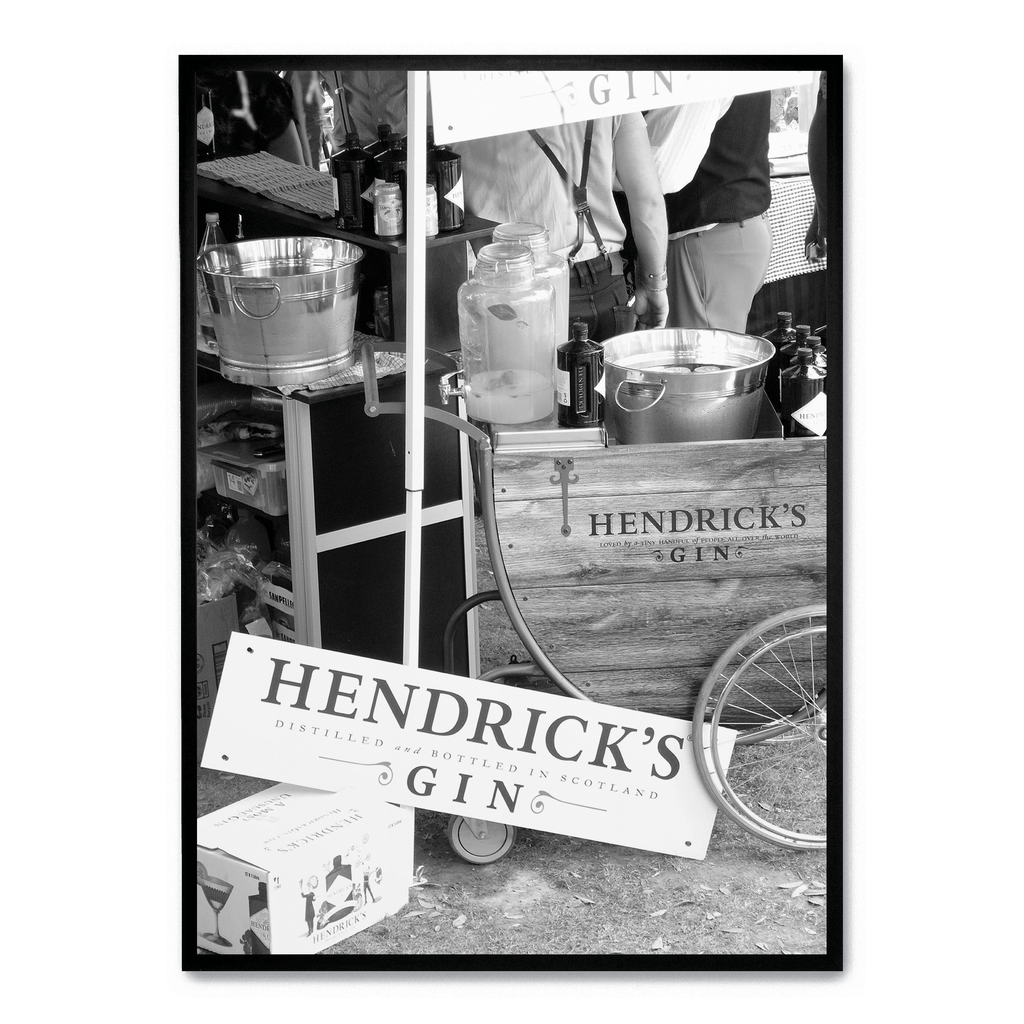 Hendricks Gin Poster | Vintage Stijl Wanddecoratie | Muurdecoratie voor Thuis en Bar | Kunst Print