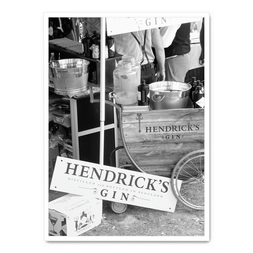 Hendricks Gin Poster | Vintage Stijl Wanddecoratie | Muurdecoratie voor Thuis en Bar | Kunst Print