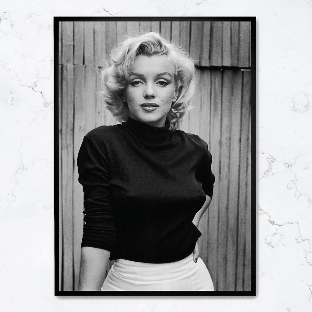 Marilyn Monroe Vintage Glamour | Iconische Hollywood Legende | Poster | Tijdloos Wanddecoratie Portret | Filmster Muurdecoratie