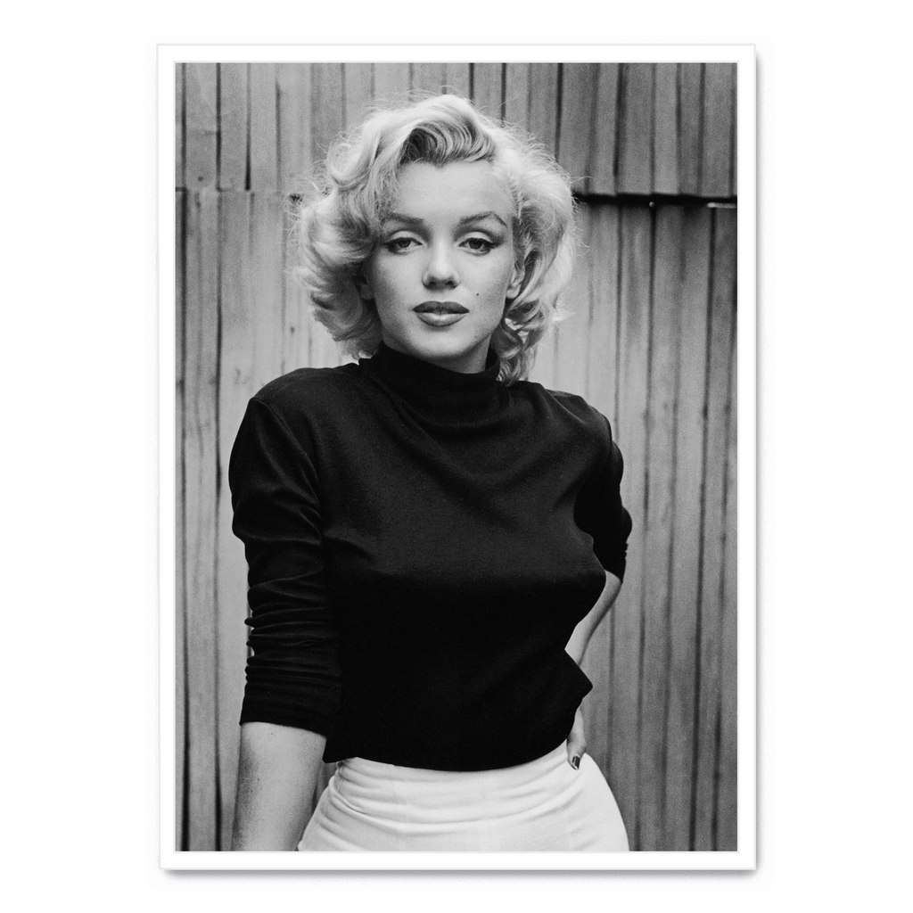 Marilyn Monroe Vintage Glamour | Iconische Hollywood Legende | Poster | Tijdloos Wanddecoratie Portret | Filmster Muurdecoratie