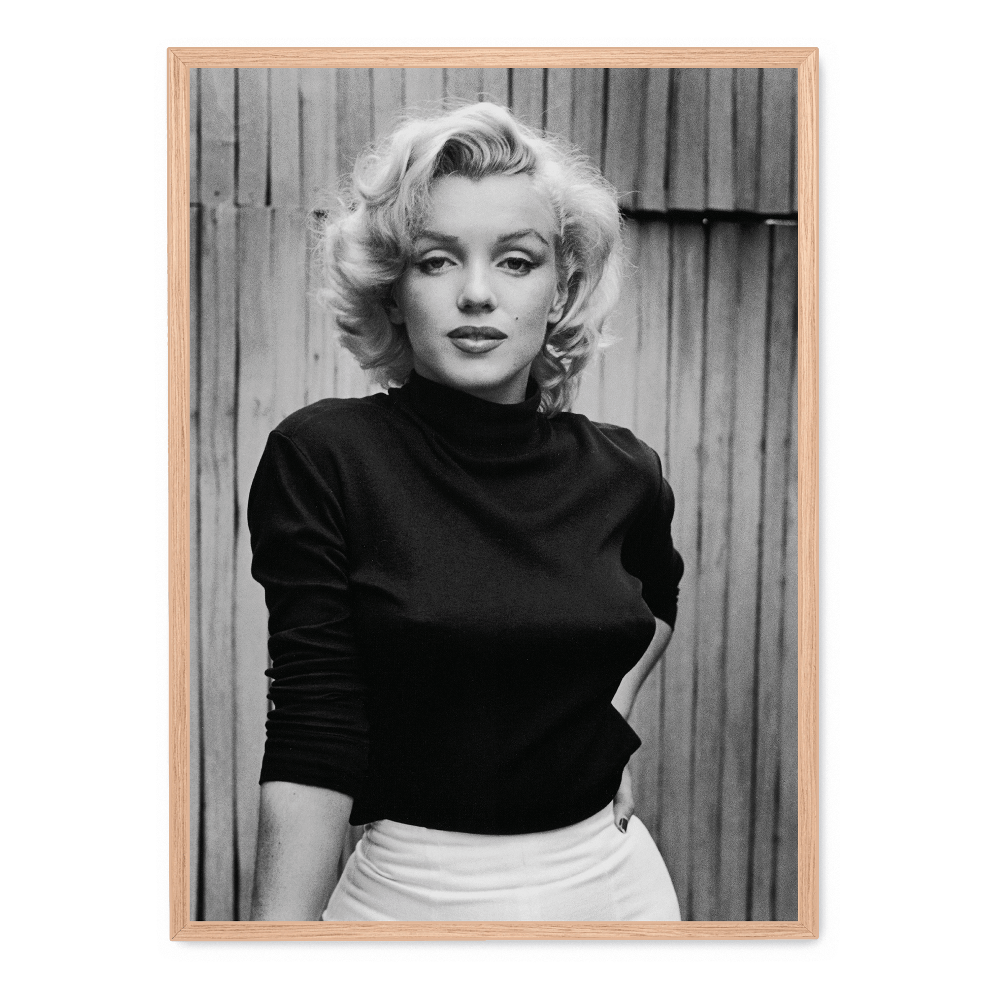 Marilyn Monroe Vintage Glamour | Iconische Hollywood Legende | Poster | Tijdloos Wanddecoratie Portret | Filmster Muurdecoratie