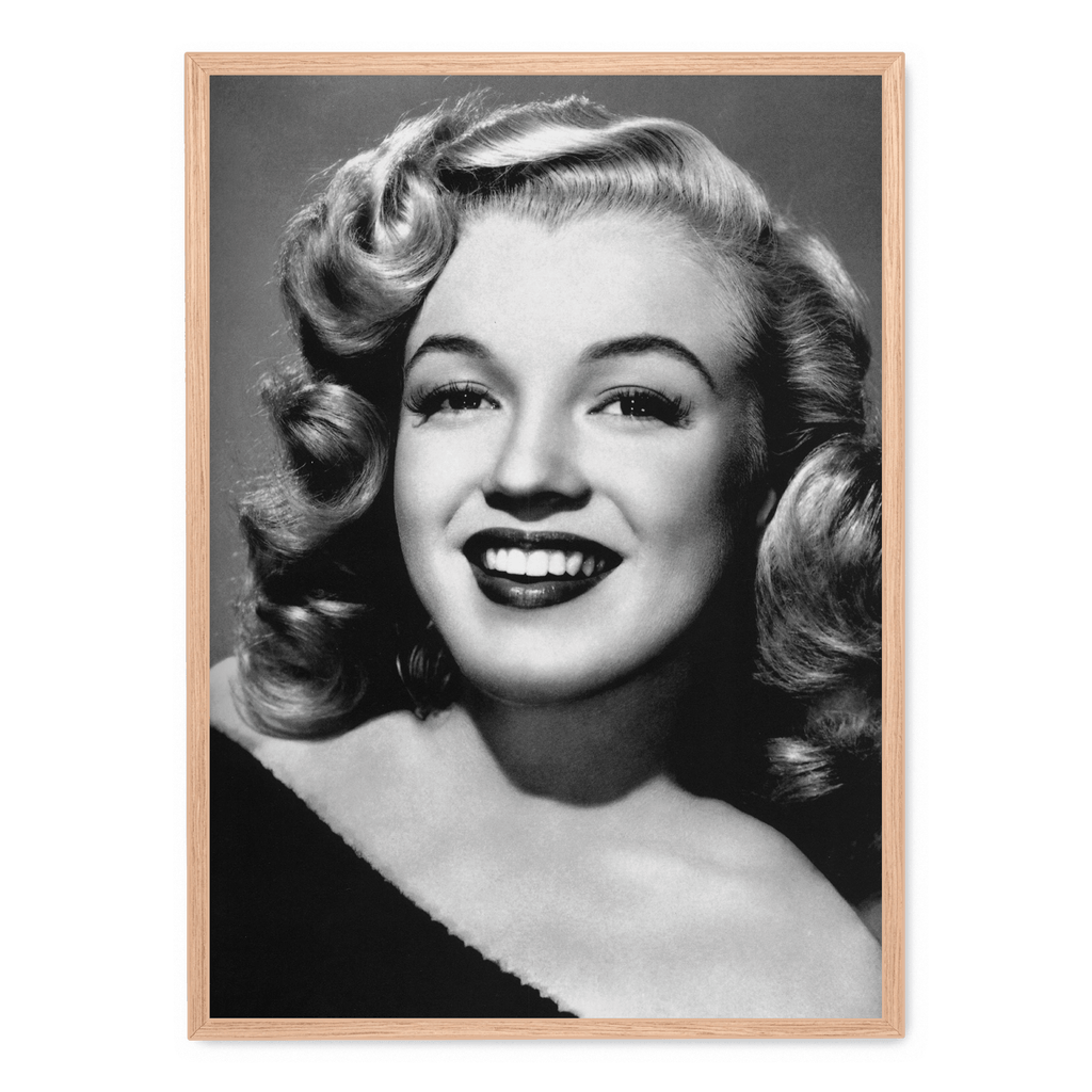 Marilyn Monroe Poster | Iconic Smile | Vintage Glamour Muurdecoratie | Wanddecoratie Woonkamer | Klassieke Hollywood Kunst | Slaapkamer Posters | Artistiek Cadeau Idee