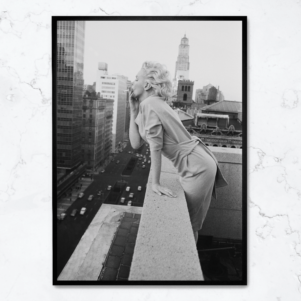 Marilyn Monroe Smoking | Bewonderde Poster | Vintage Wanddecoratie | Muurdecoratie voor Huis en Tuin