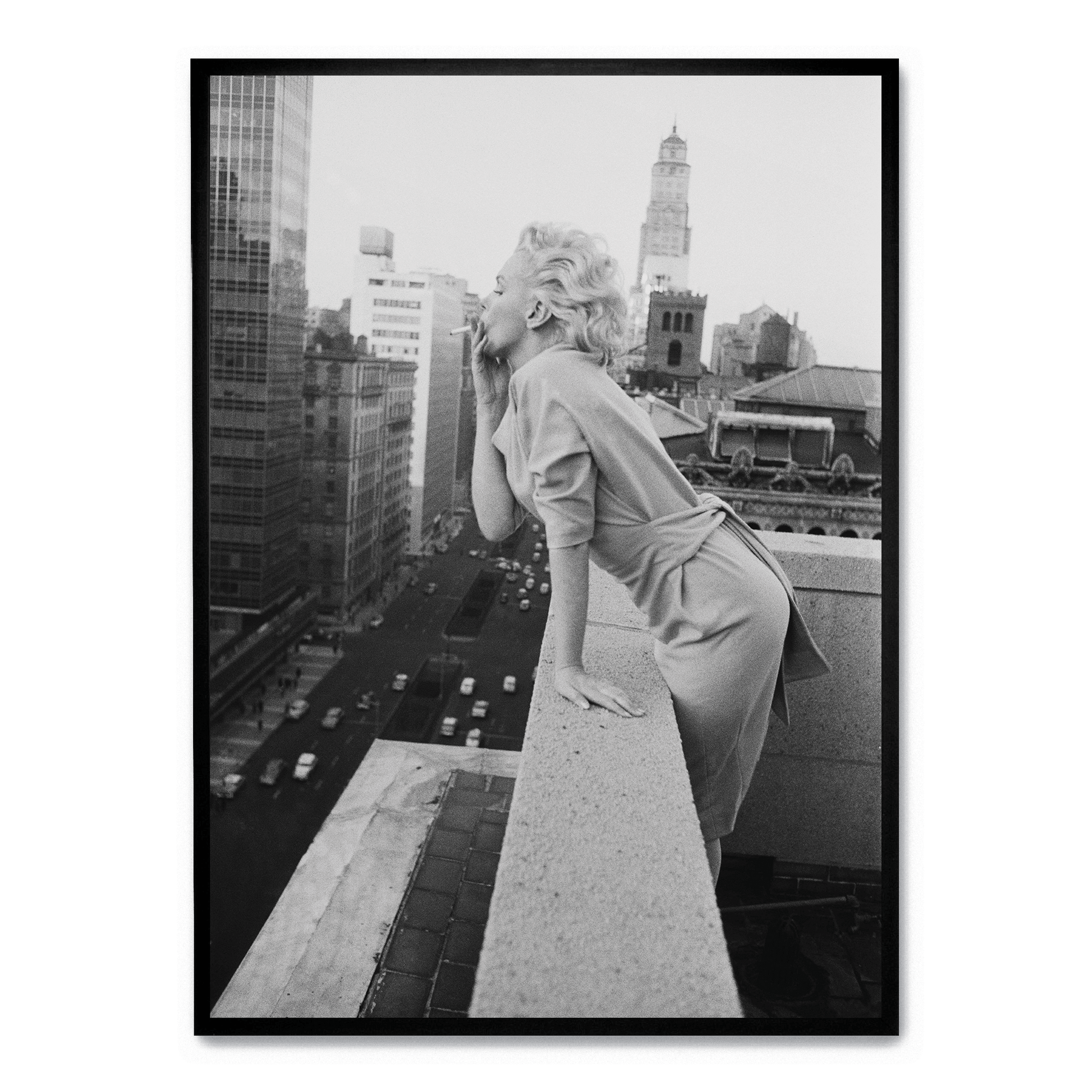 Marilyn Monroe Smoking | Bewonderde Poster | Vintage Wanddecoratie | Muurdecoratie voor Huis en Tuin