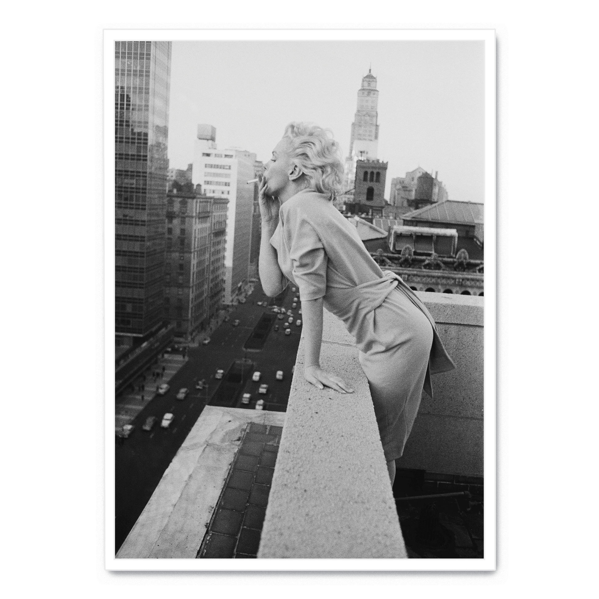 Marilyn Monroe Smoking | Bewonderde Poster | Vintage Wanddecoratie | Muurdecoratie voor Huis en Tuin