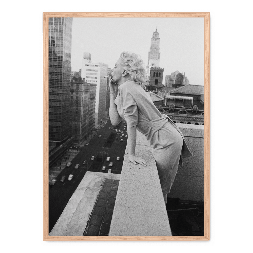 Marilyn Monroe Smoking | Bewonderde Poster | Vintage Wanddecoratie | Muurdecoratie voor Huis en Tuin