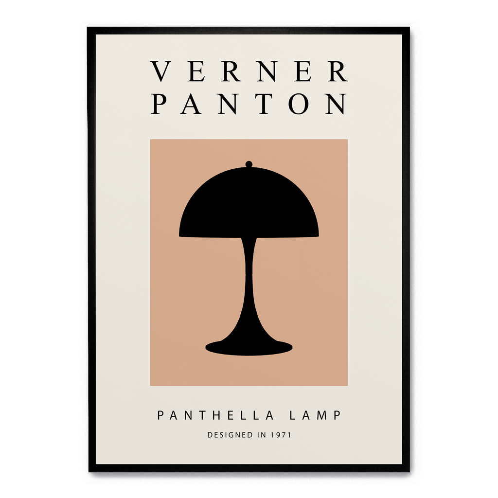 Panthella Lamp Poster | Muurdecoratie | Wanddecoratie | Posters | Modern Kunstwerk | Elegant Ontwerp voor Woonkamer of Kantoor