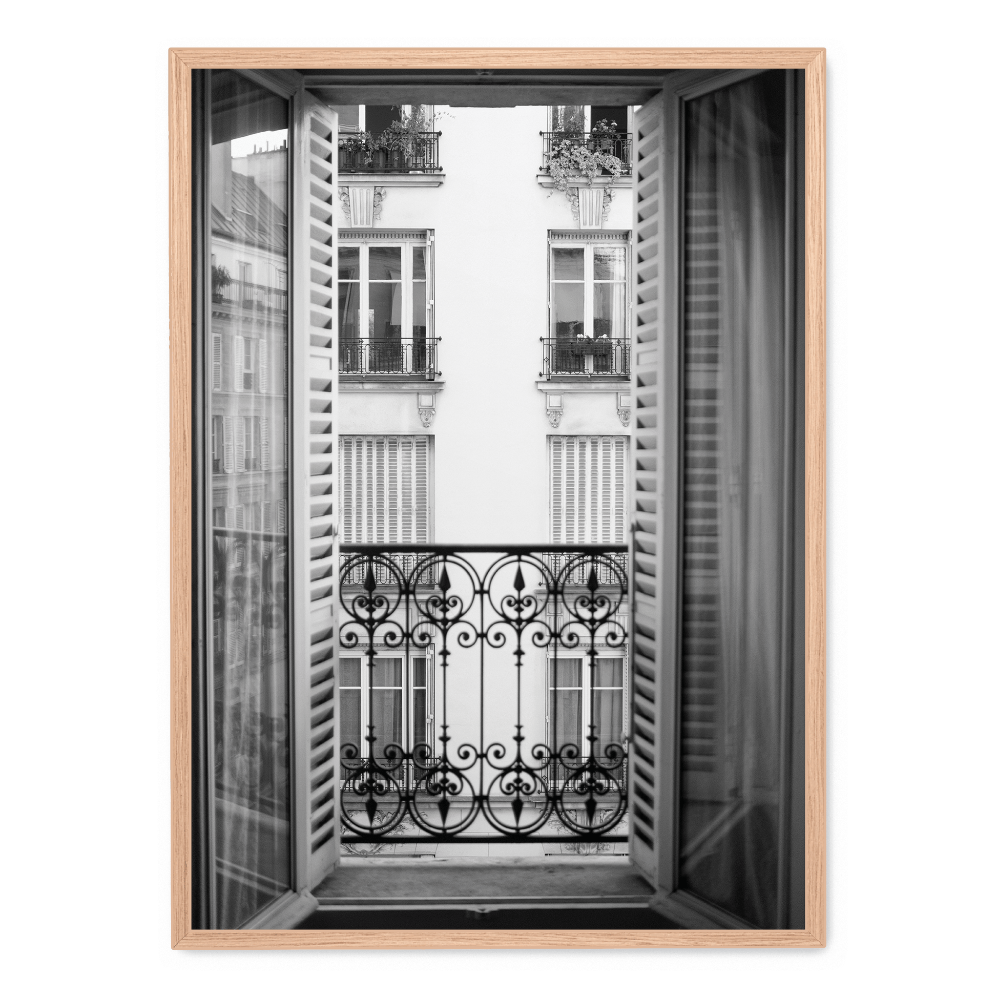 Paris Scene | Muurdecoratie | Wanddecoratie | Kunst Poster | Architectonische Zicht | Raamkunst