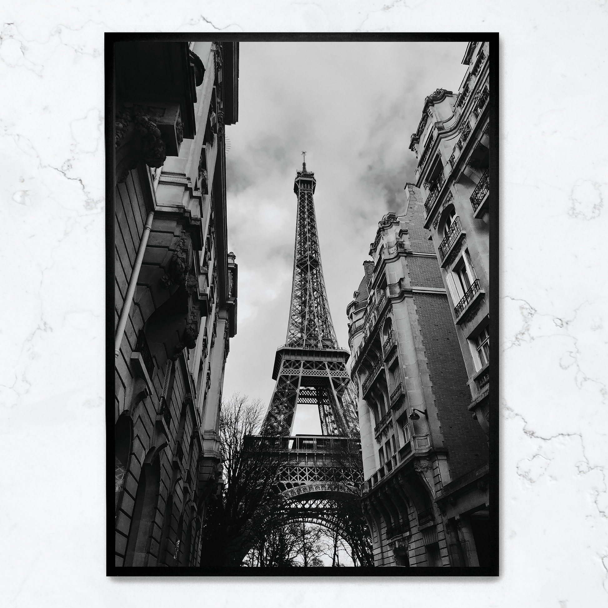 Eiffel Tower Poster | Paris Architectuur Prent | Muurdecoratie voor Huis & Tuin | Iconische Franse Wanddecoratie