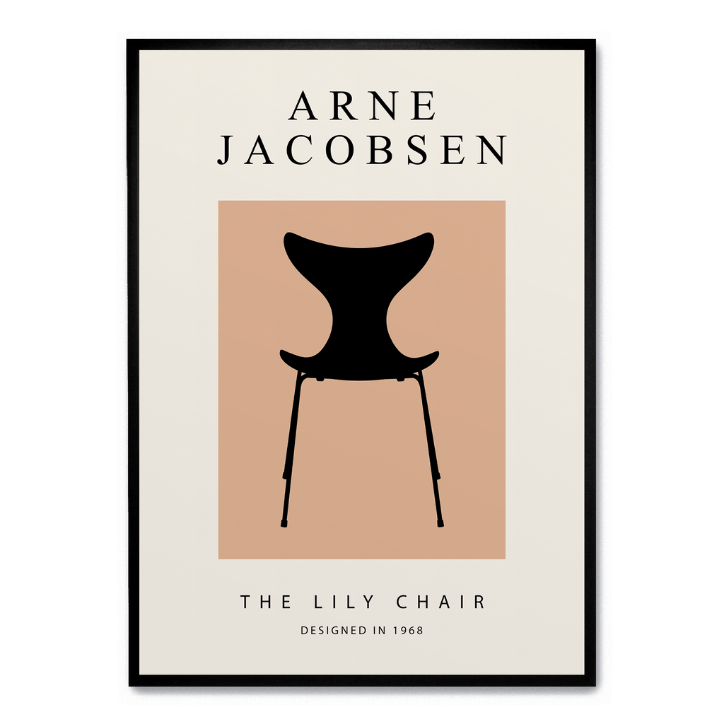 The Lily Chair | Elegante botanische wanddecoratie | Vintage stijl | Hoge kwaliteit poster | Muurdecoratie voor huis & tuin