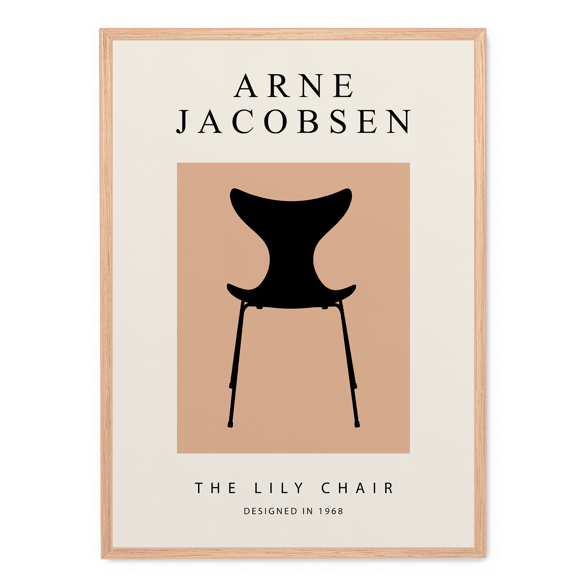 The Lily Chair | Elegante botanische wanddecoratie | Vintage stijl | Hoge kwaliteit poster | Muurdecoratie voor huis & tuin