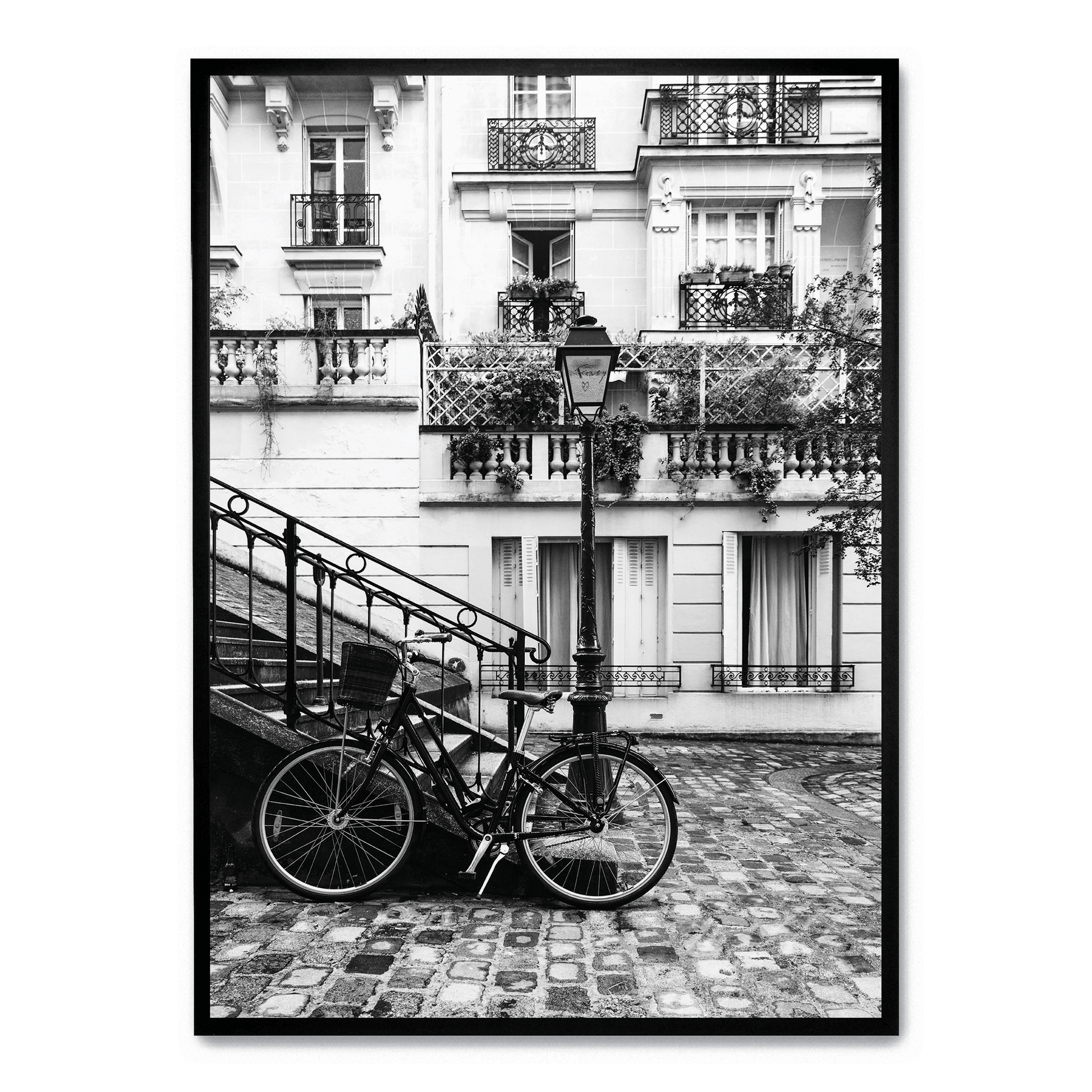 Paris Street Scene Poster | Muurdecoratie | Vintage Urban Landscape | Franse Schilderijen | Wanddecoratie | Stad Gezicht Illustratie | Paris Cityscape | Elegant Aesthetic Decor | Posters voor Woning & Kantoor