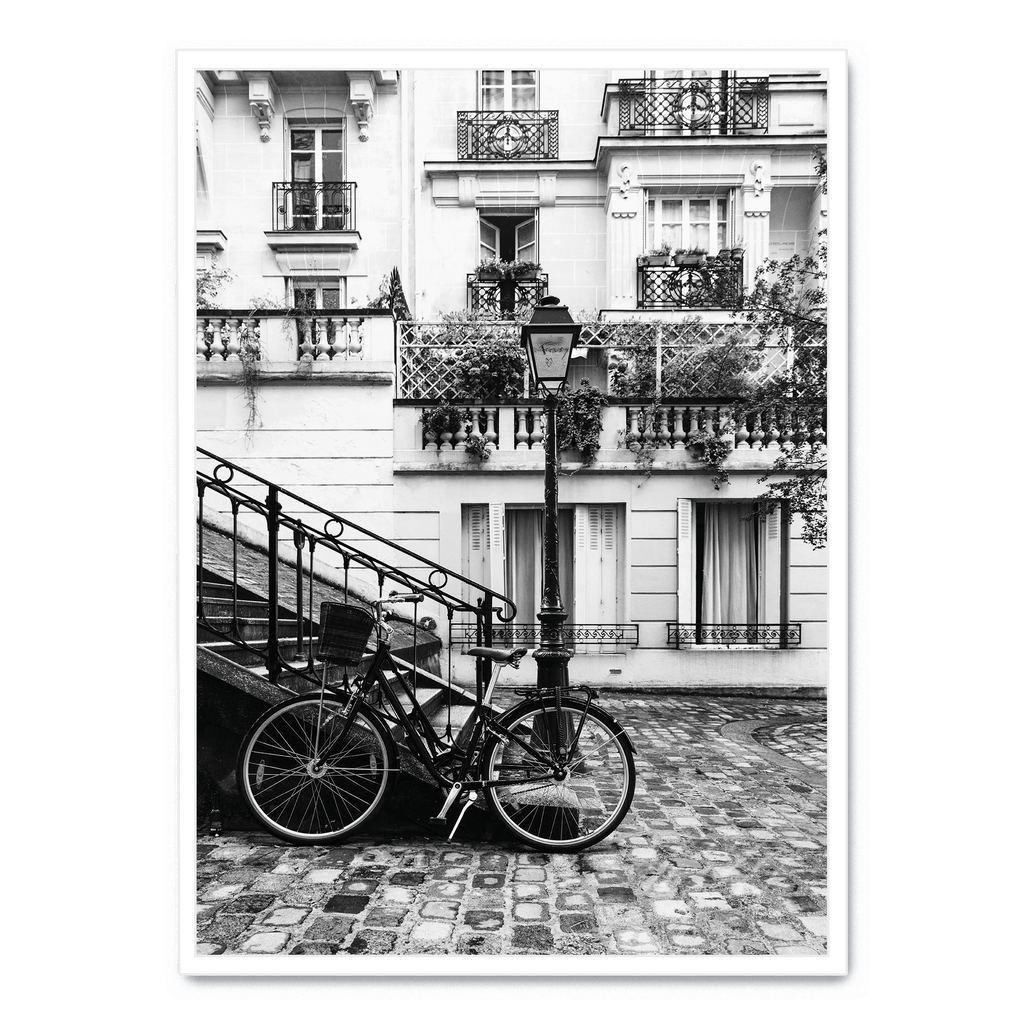 Paris Street Scene Poster | Muurdecoratie | Vintage Urban Landscape | Franse Schilderijen | Wanddecoratie | Stad Gezicht Illustratie | Paris Cityscape | Elegant Aesthetic Decor | Posters voor Woning & Kantoor