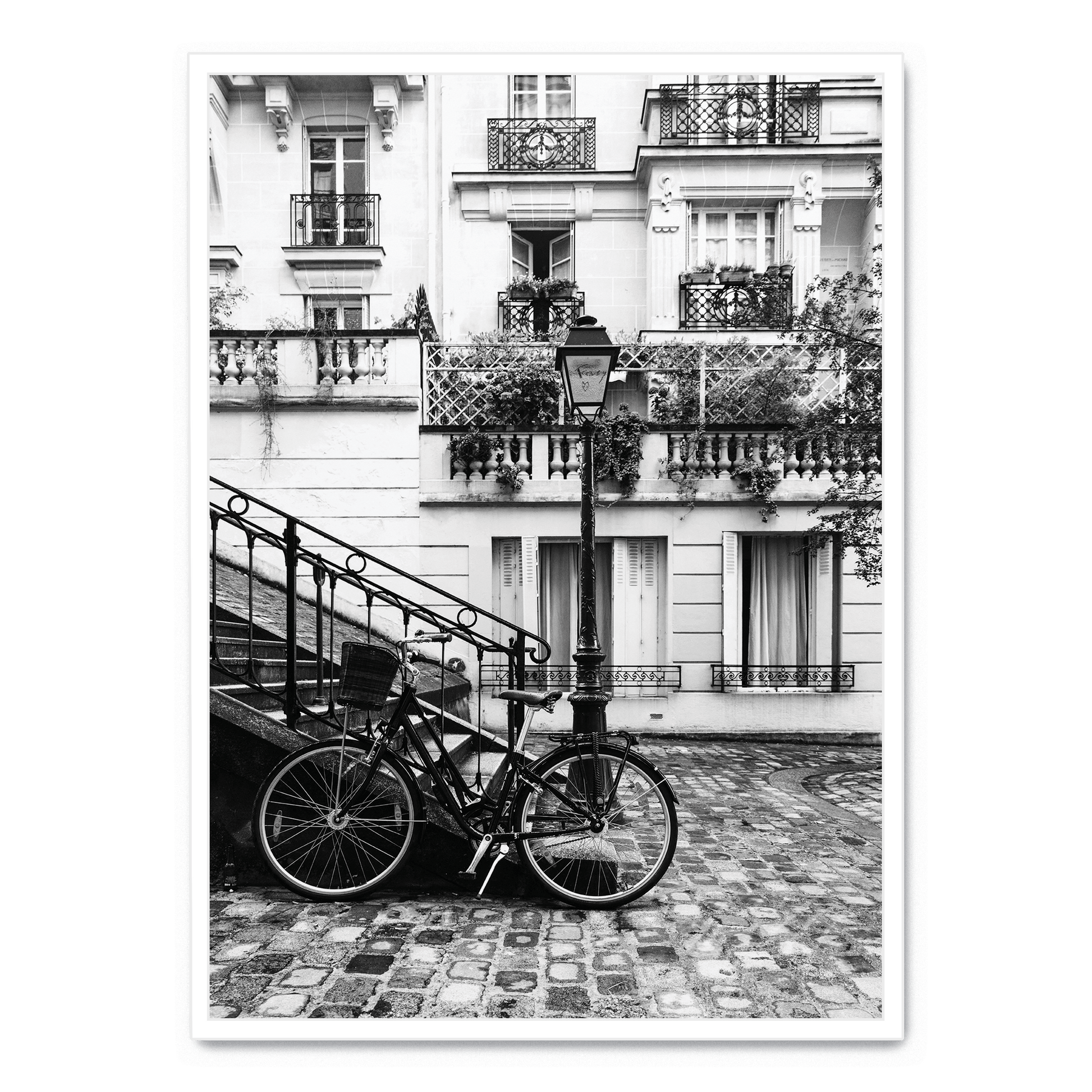Paris Street Scene Poster | Muurdecoratie | Vintage Urban Landscape | Franse Schilderijen | Wanddecoratie | Stad Gezicht Illustratie | Paris Cityscape | Elegant Aesthetic Decor | Posters voor Woning & Kantoor