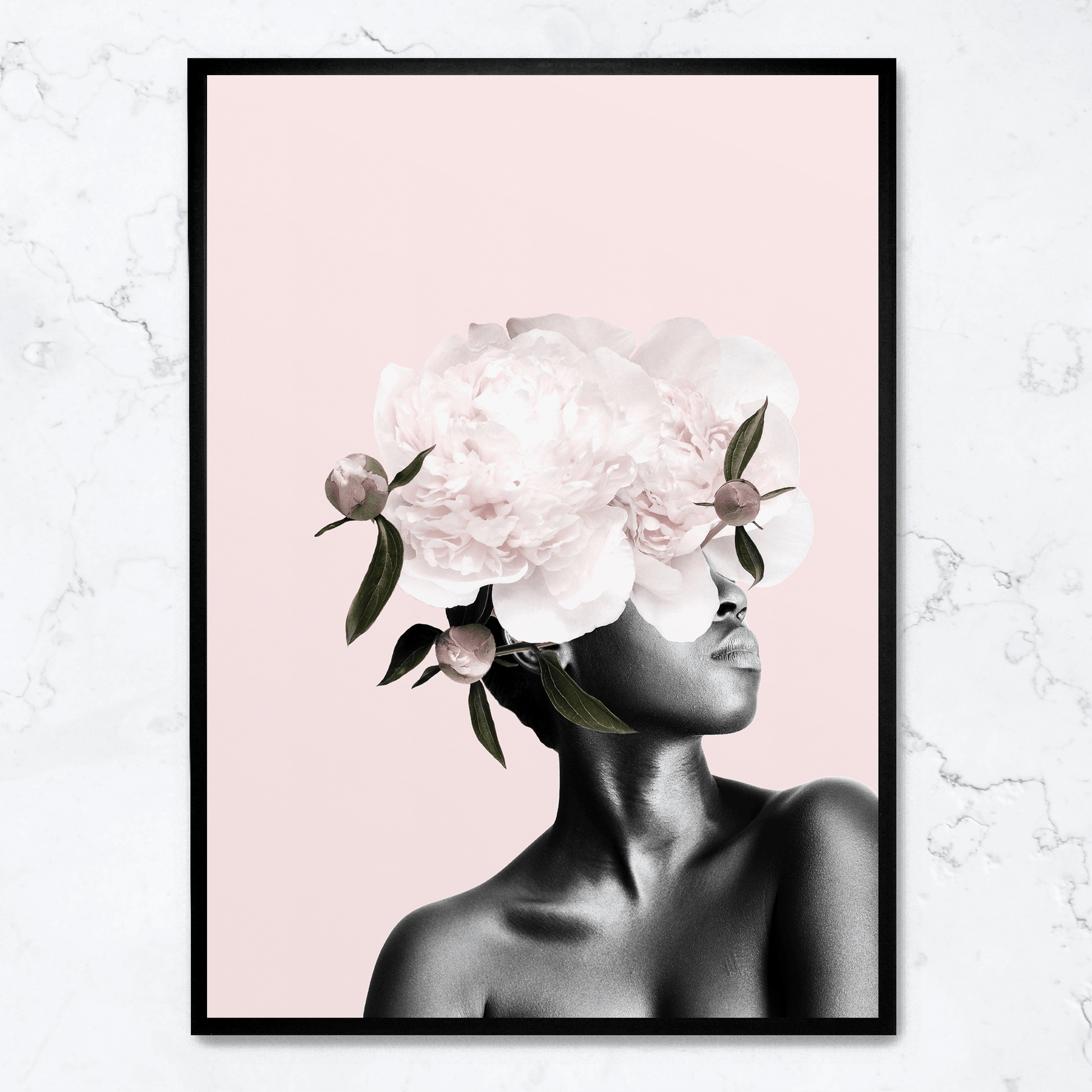 Floral Head | Botanisch Posters | Elegante Muurdecoratie | Tuin-Inspiratie Wanddecoratie | Kunst