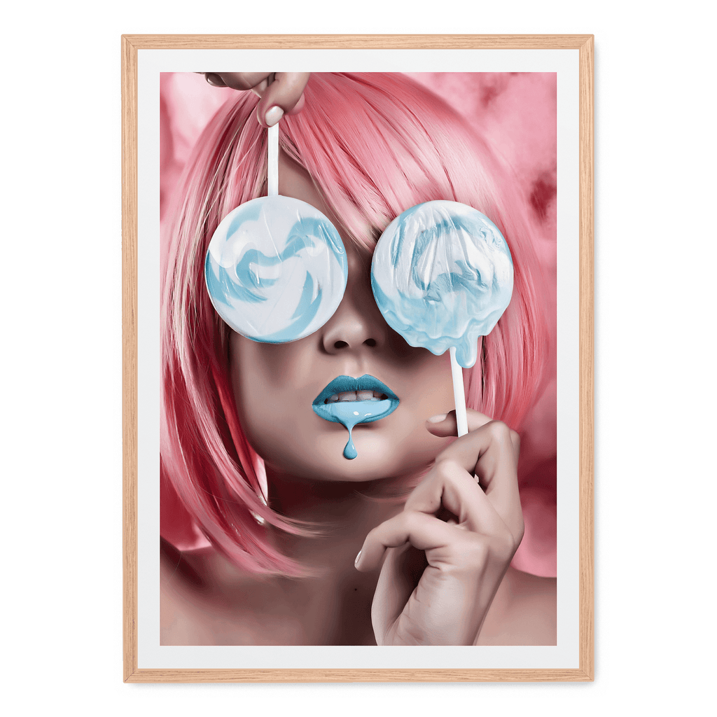 Lollipop Woman | Wanddecoratie | Muurdecoratie Kunst | Posters en Prenten | Eyecatcher Visuele Kunst