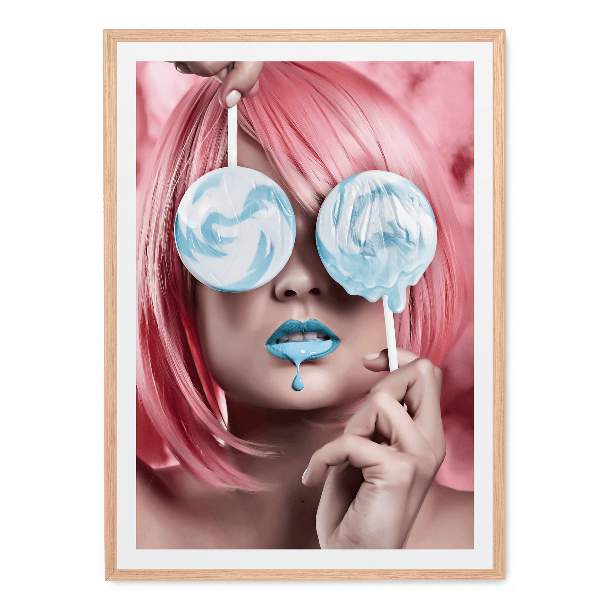 Lollipop Woman | Wanddecoratie | Muurdecoratie Kunst | Posters en Prenten | Eyecatcher Visuele Kunst
