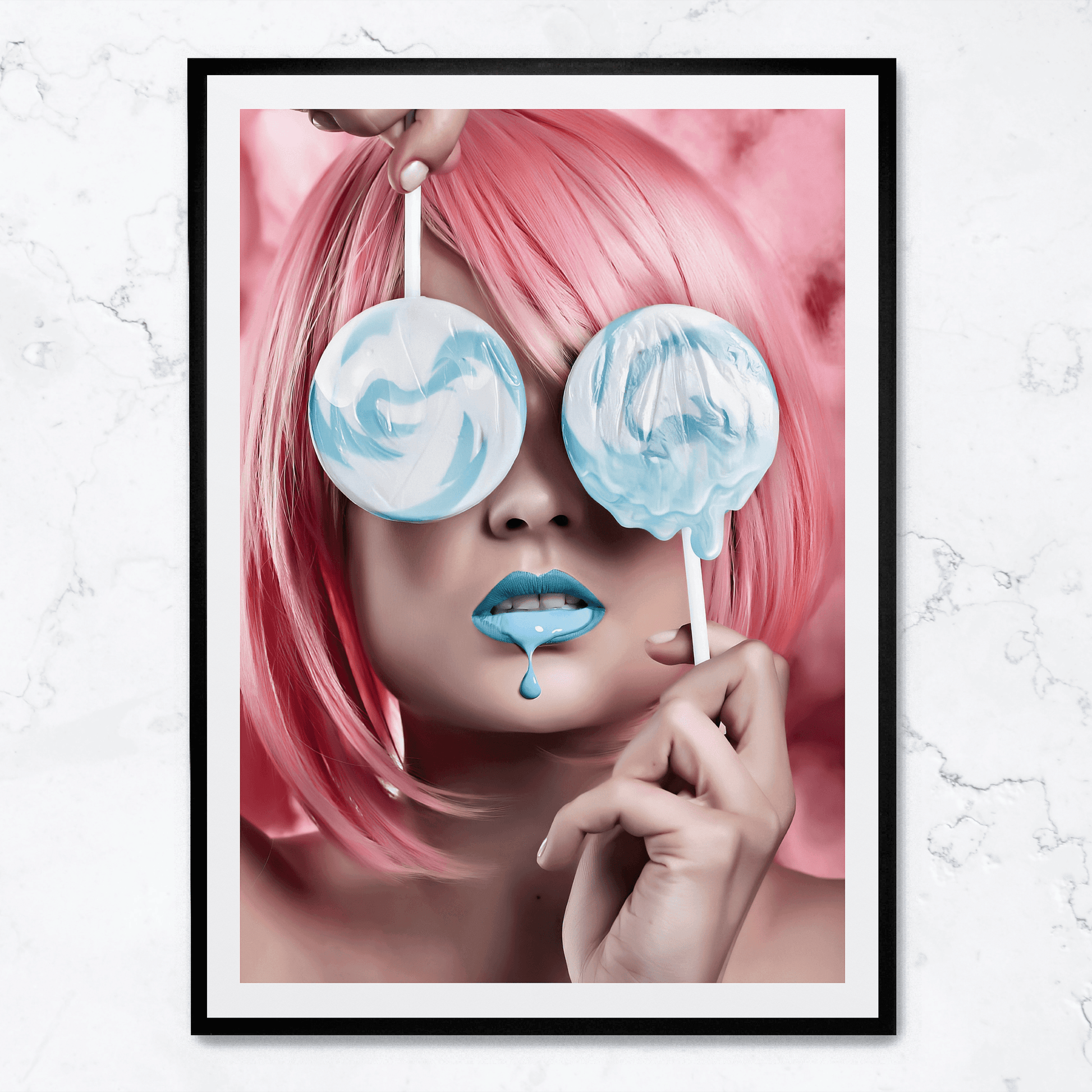 Lollipop Woman | Wanddecoratie | Muurdecoratie Kunst | Posters en Prenten | Eyecatcher Visuele Kunst