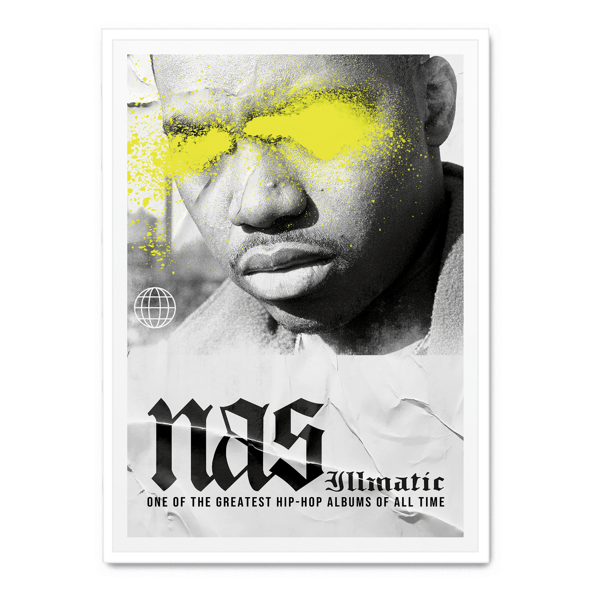 Illmatic Album Poster | Wanddecoratie | Hip Hop Muurdecoratie | Muziek Legende Portret Kunst | Muurdecoratie