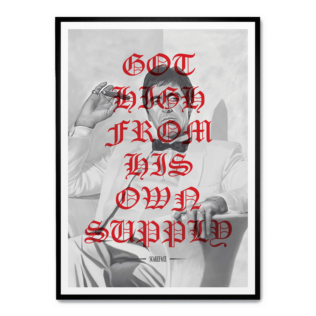 Scarface Poster | Tony Montana Muurdecoratie | Film Wanddecoratie | Iconische Cinema Posters | Kunst