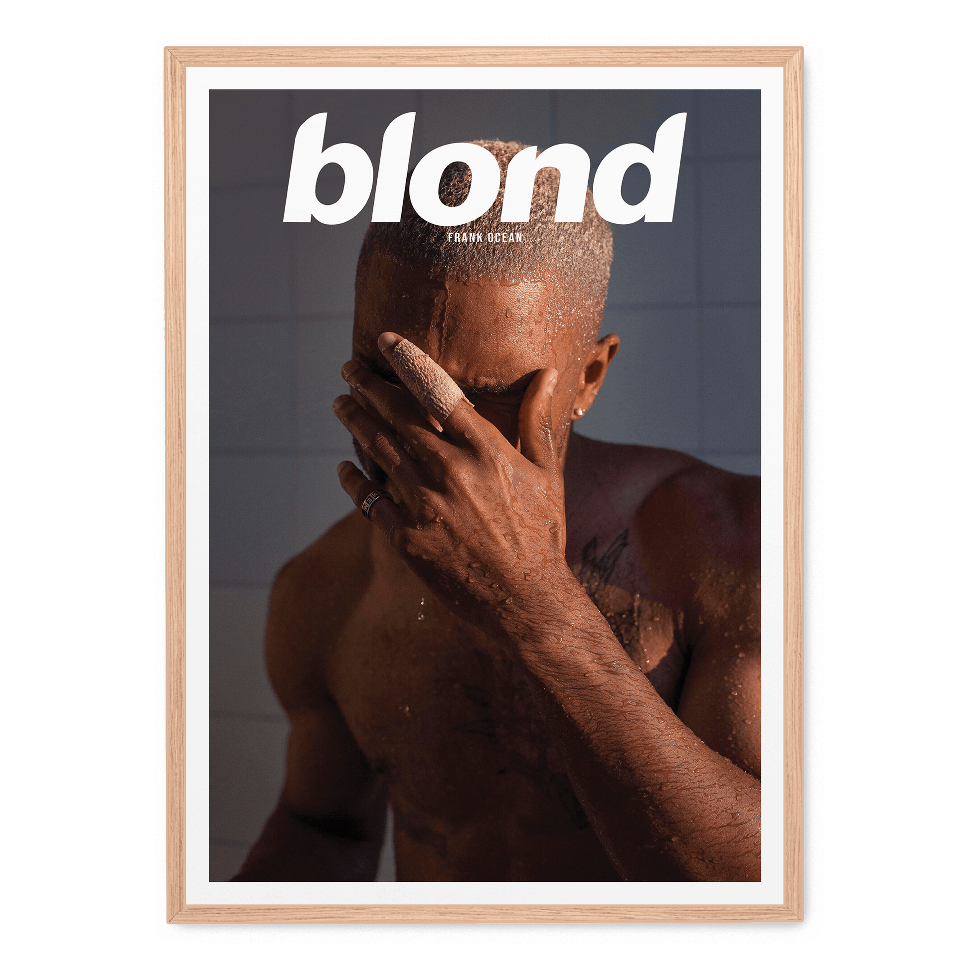 Blond Album Art Poster Frank Ocean | Wanddecoratie | Muurdecoratie | Beperkte Oplage | Posters | Kunst