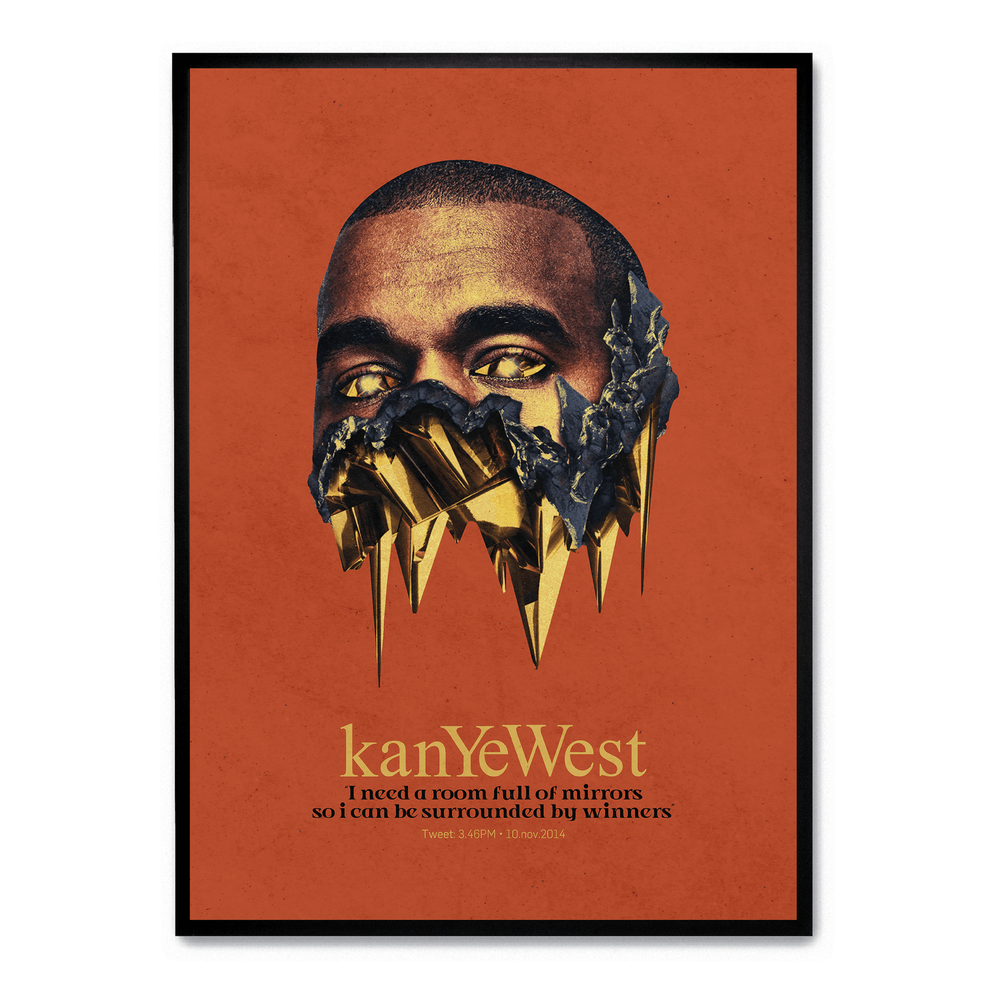 KanYe Need A Room poster | Muurdecoratie | Uniek ontwerp wanddecoratie | Posters voor thuis | Moderne kunst