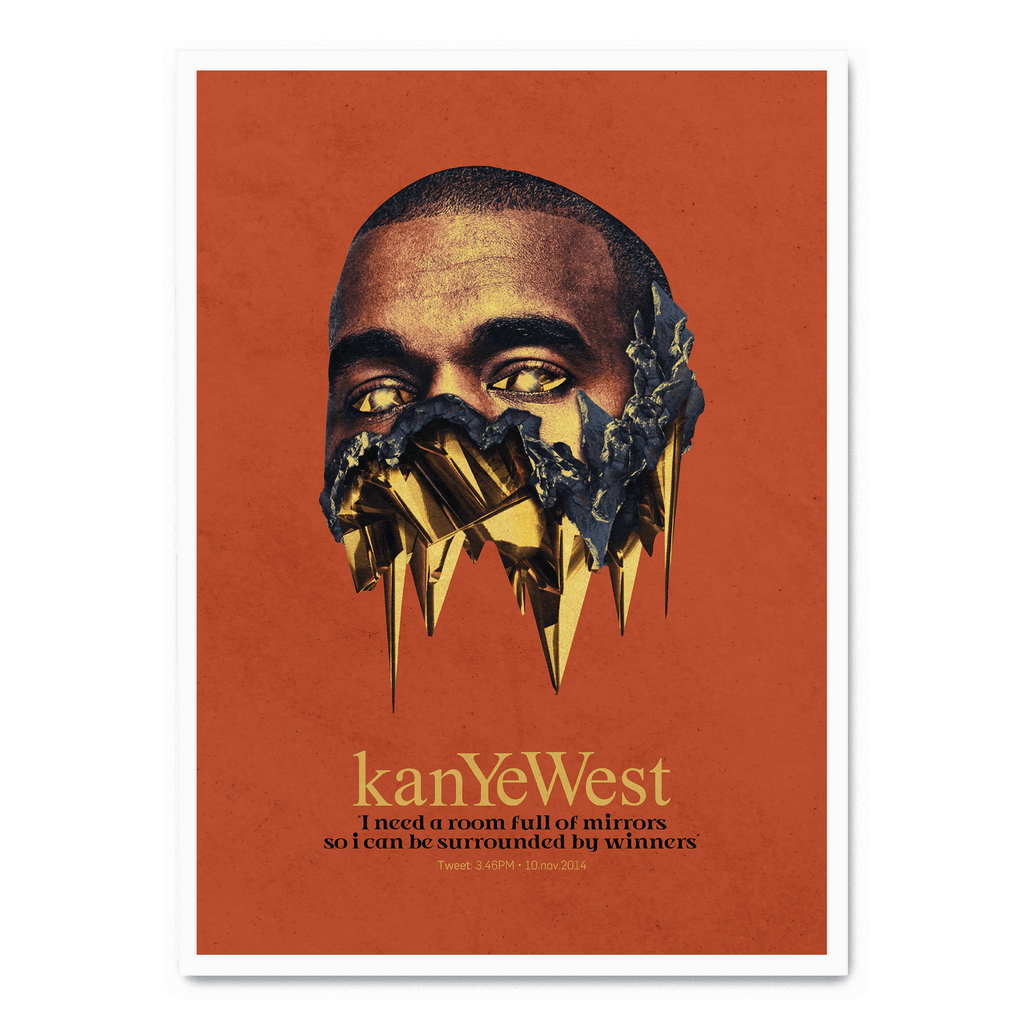 KanYe Need A Room poster | Muurdecoratie | Uniek ontwerp wanddecoratie | Posters voor thuis | Moderne kunst