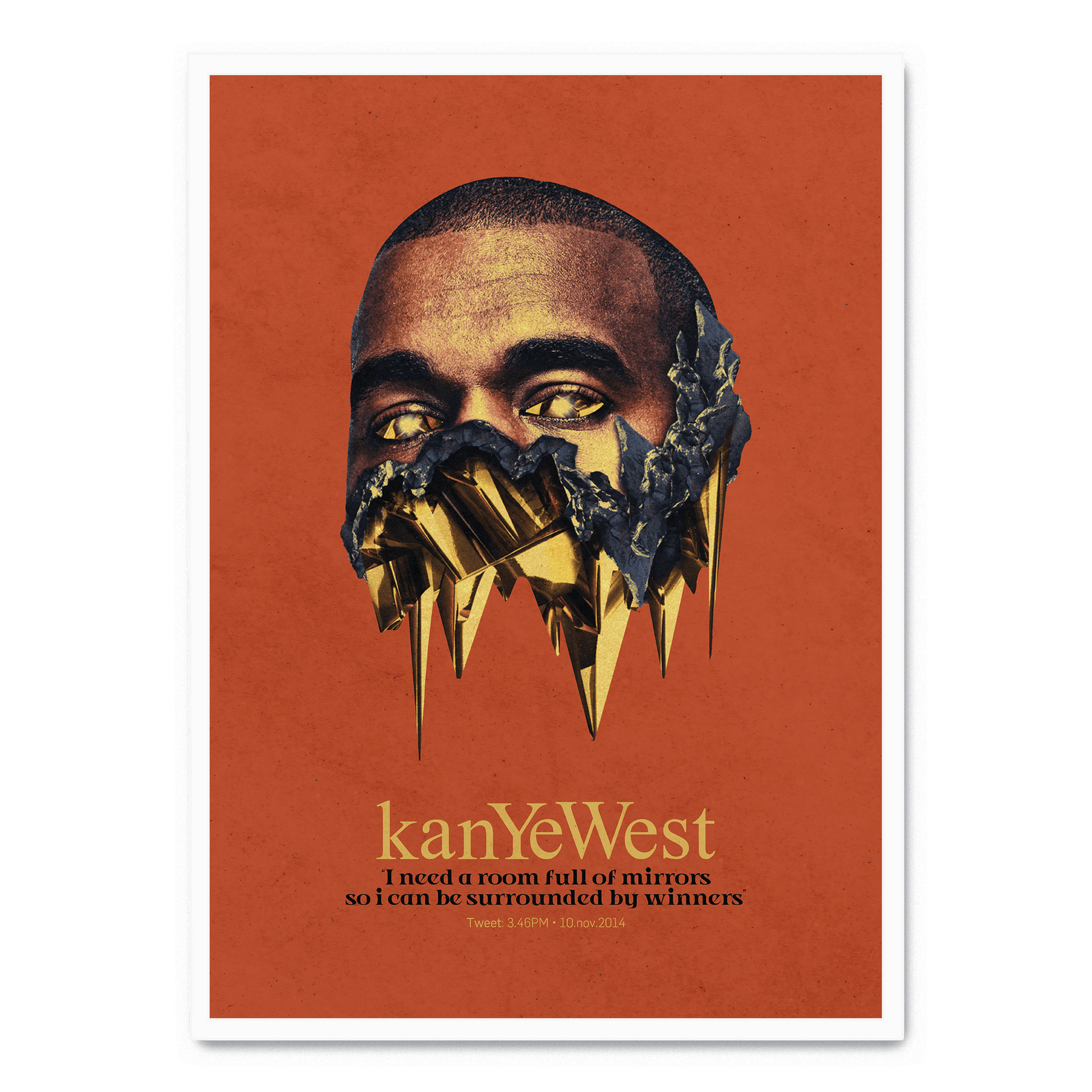 KanYe Need A Room poster | Muurdecoratie | Uniek ontwerp wanddecoratie | Posters voor thuis | Moderne kunst