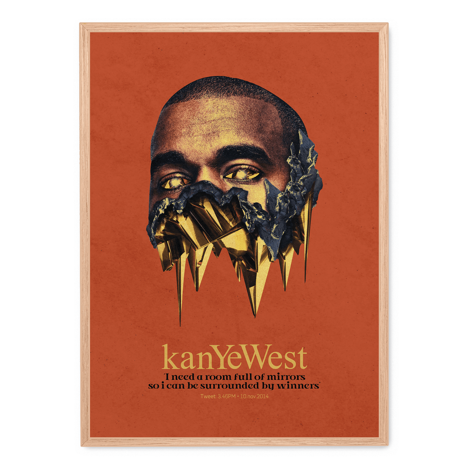 KanYe Need A Room poster | Muurdecoratie | Uniek ontwerp wanddecoratie | Posters voor thuis | Moderne kunst