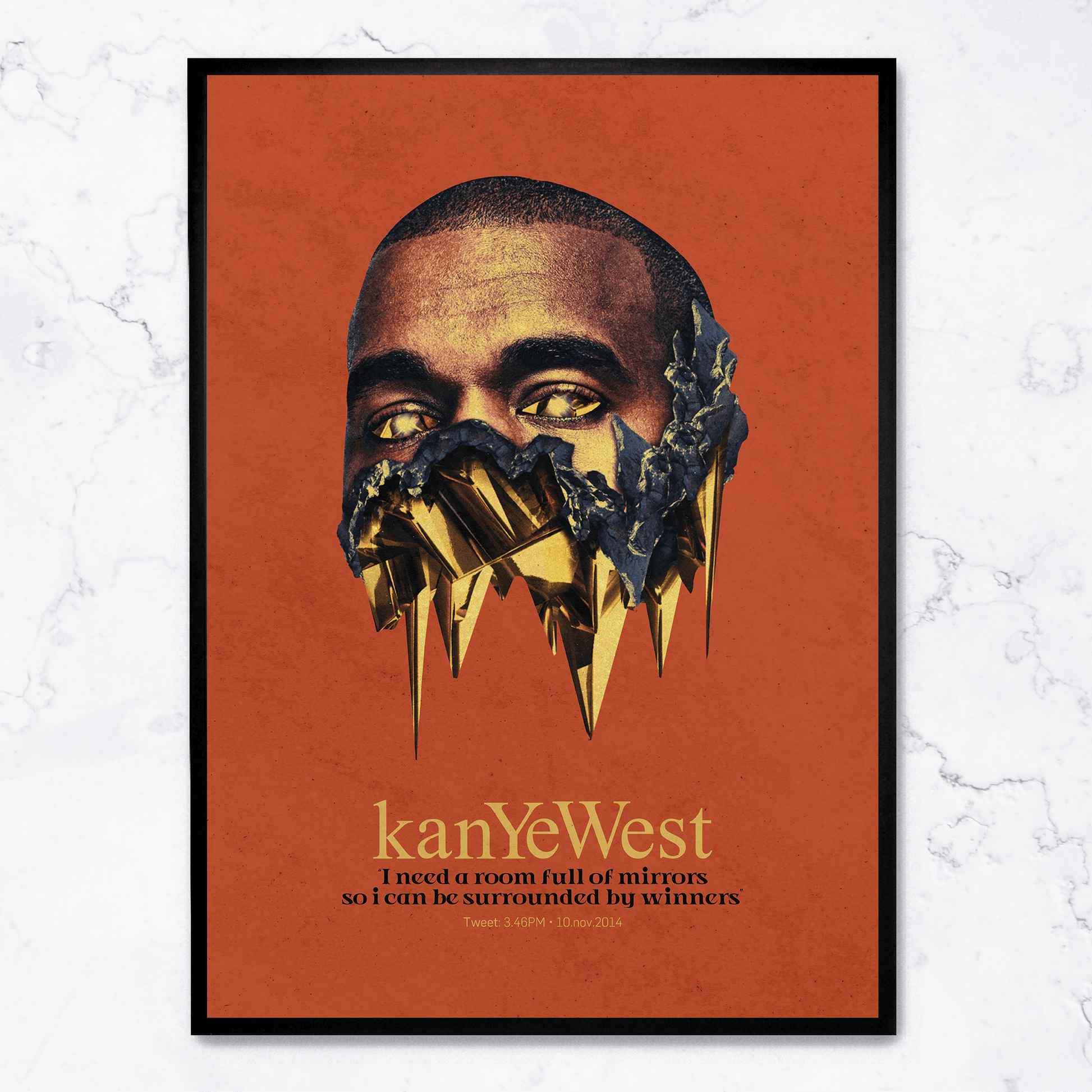 KanYe Need A Room poster | Muurdecoratie | Uniek ontwerp wanddecoratie | Posters voor thuis | Moderne kunst