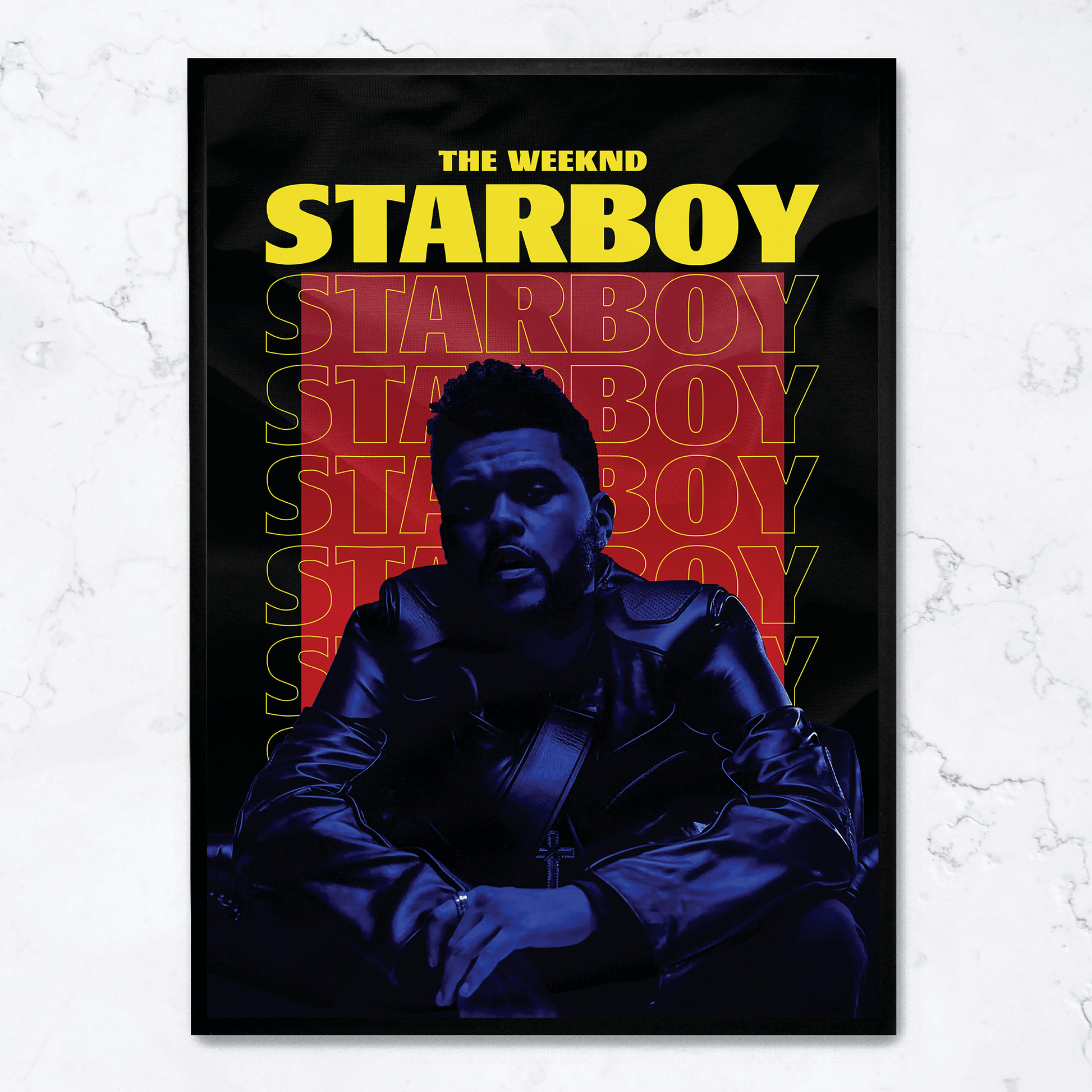 The Weeknd Starboy | Posters | Muurdecoratie | Wanddecoratie | Muziek Kunst | Home & Garden Kunstprints