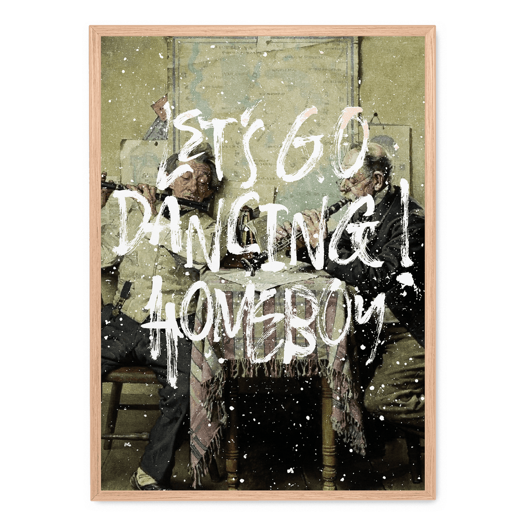 Let's Go Dancing Homeboy | Posters | Muurdecoratie | Wanddecoratie kunst | Home & Garden | Vibrant Art Print