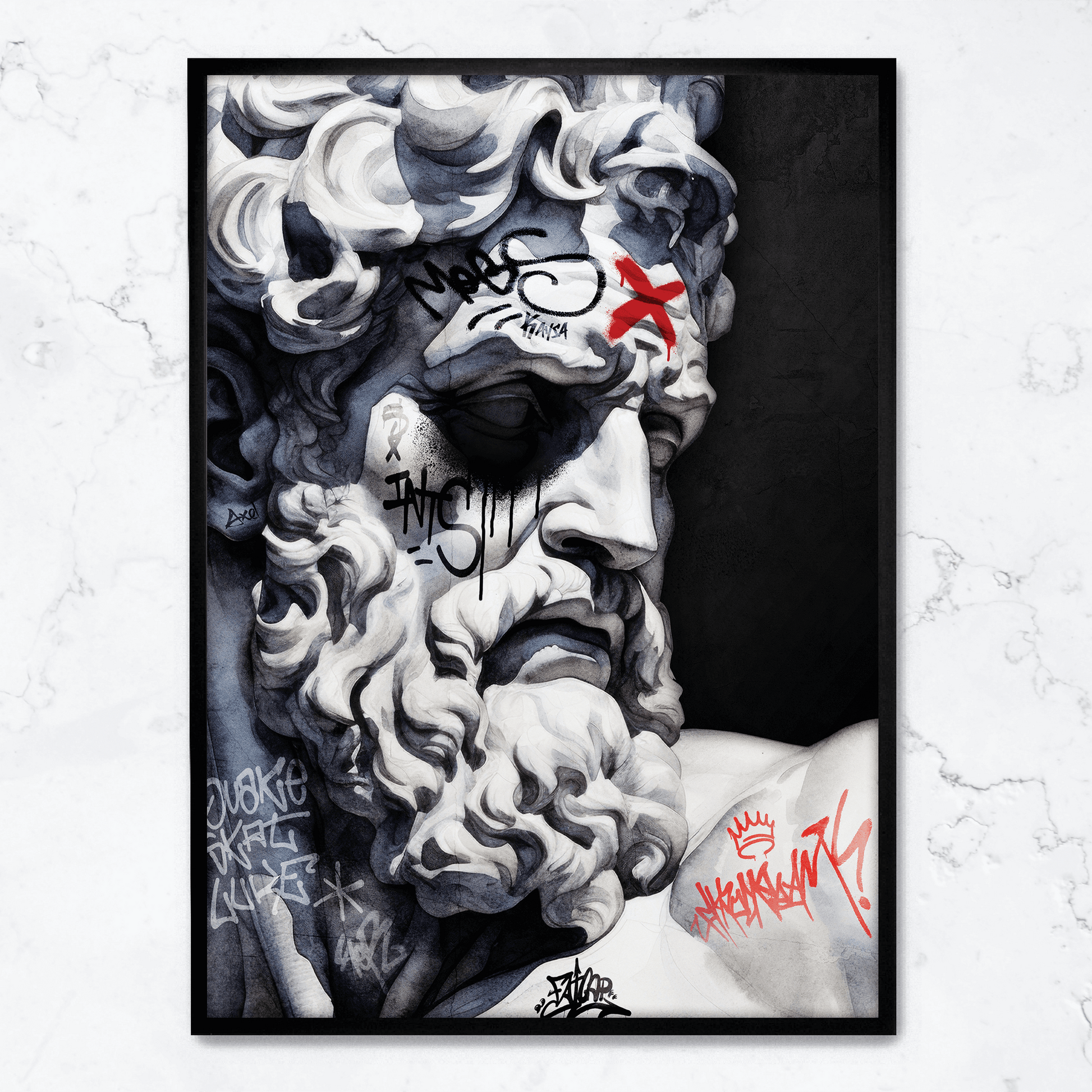 Graffiti Art Poster | Urban Street Style Muurdecoratie | Moderne Wanddecoratie | Creatieve Schilderijen
