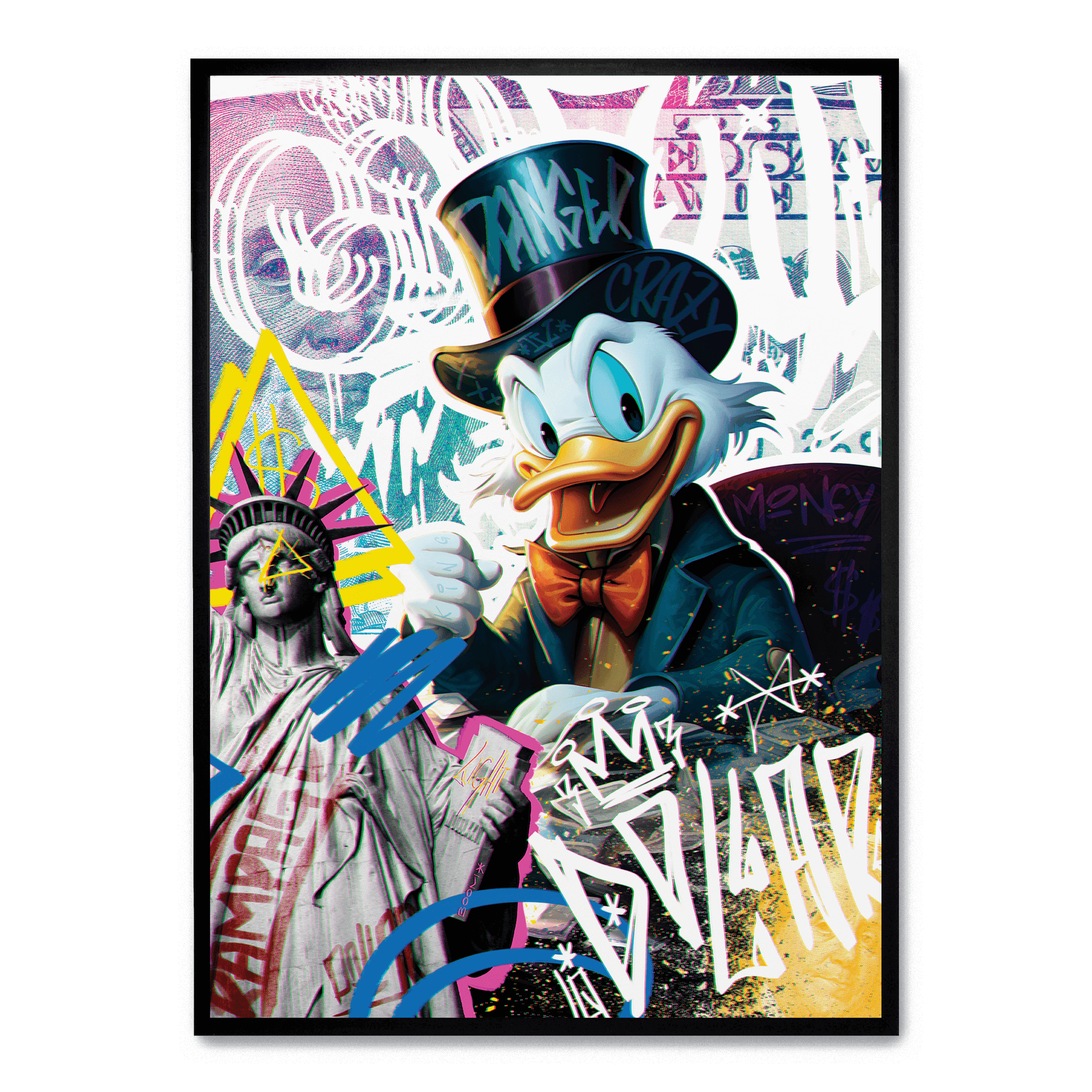 Rampage Fantasy | Muurdecoratie | Kleurrijke Schepsel Wanddecoratie | Fantasy Wezen Visuele Kunst Poster