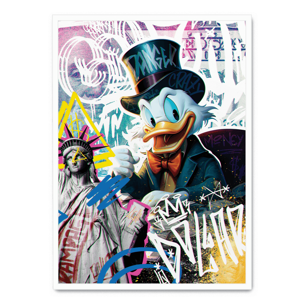 Rampage Fantasy | Muurdecoratie | Kleurrijke Schepsel Wanddecoratie | Fantasy Wezen Visuele Kunst Poster